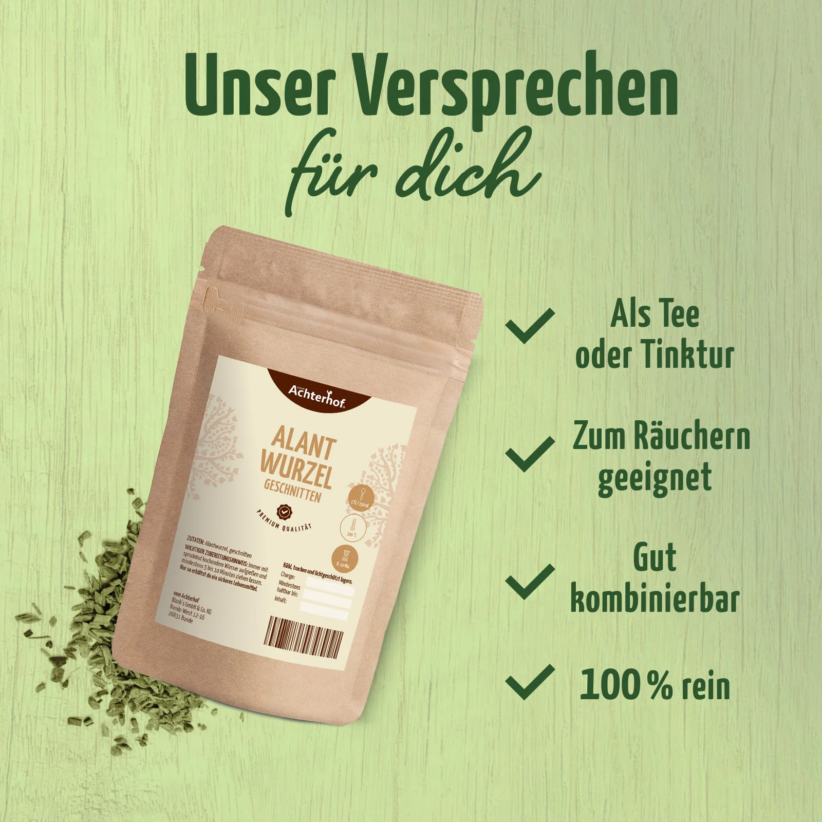 Alantwurzel geschnitten (500g) - Image 3