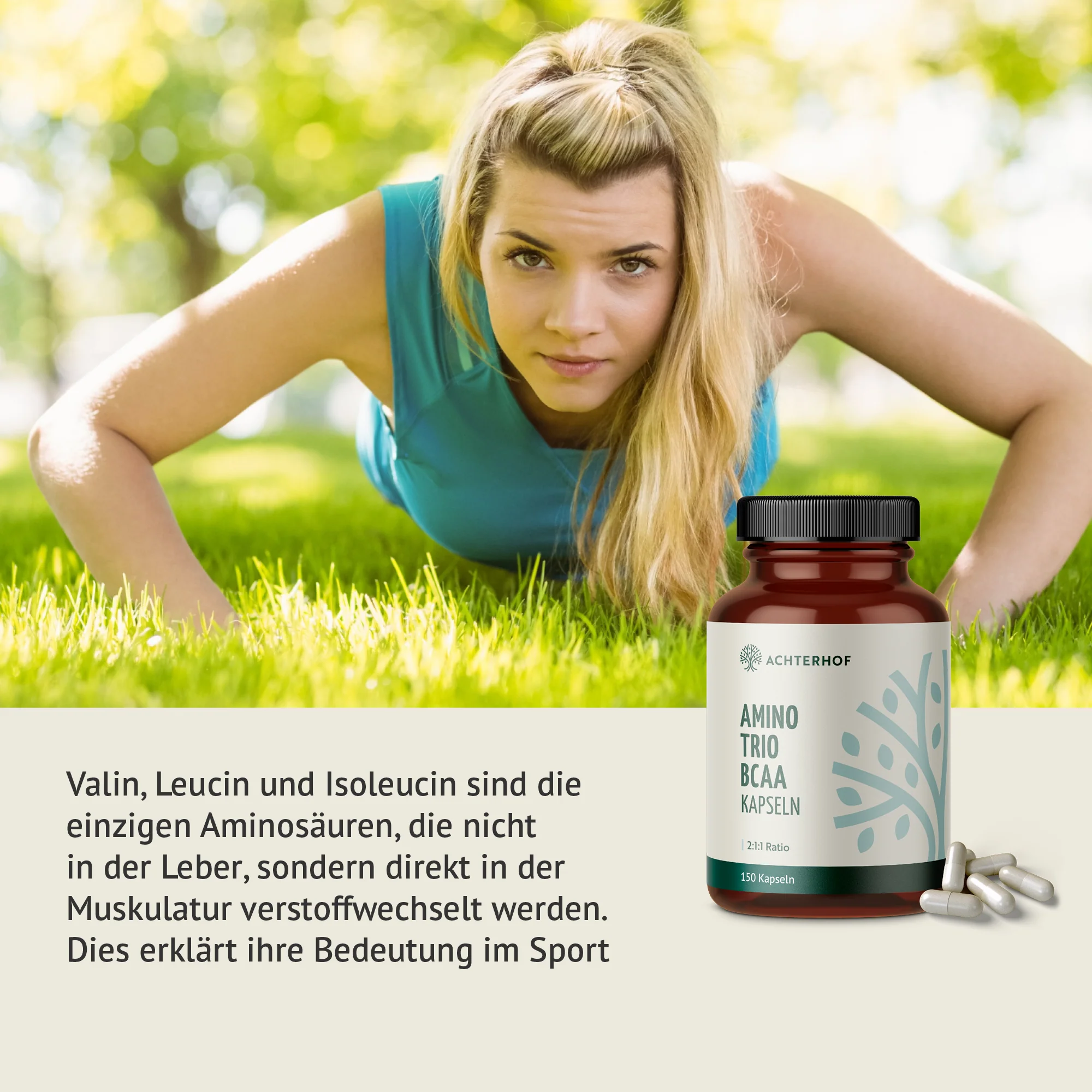 Amino Trio BCAA Kapseln (150 Kapseln) - Image 3