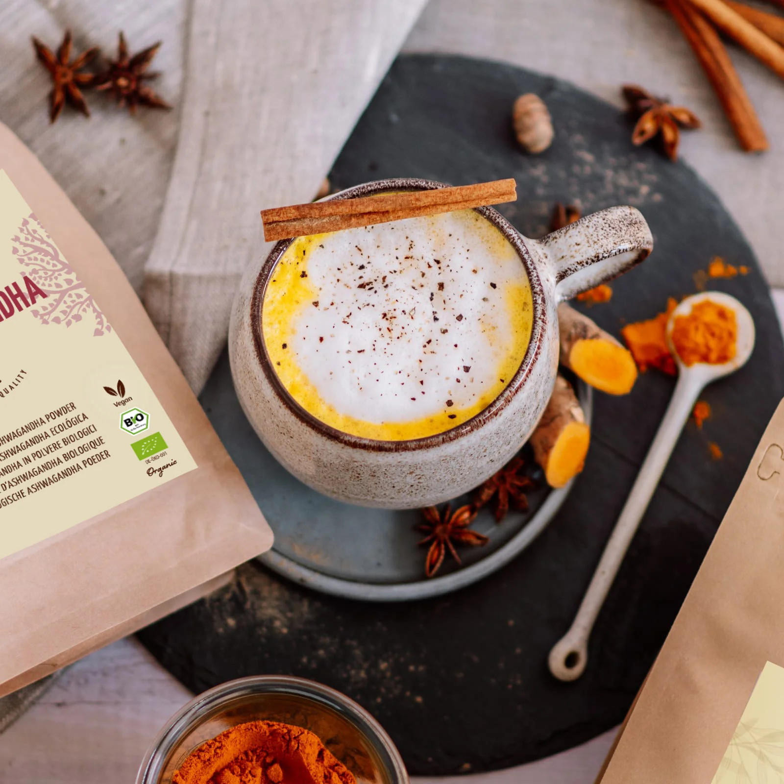 Ashwagandha Pulver Bio (250g) - Image 3