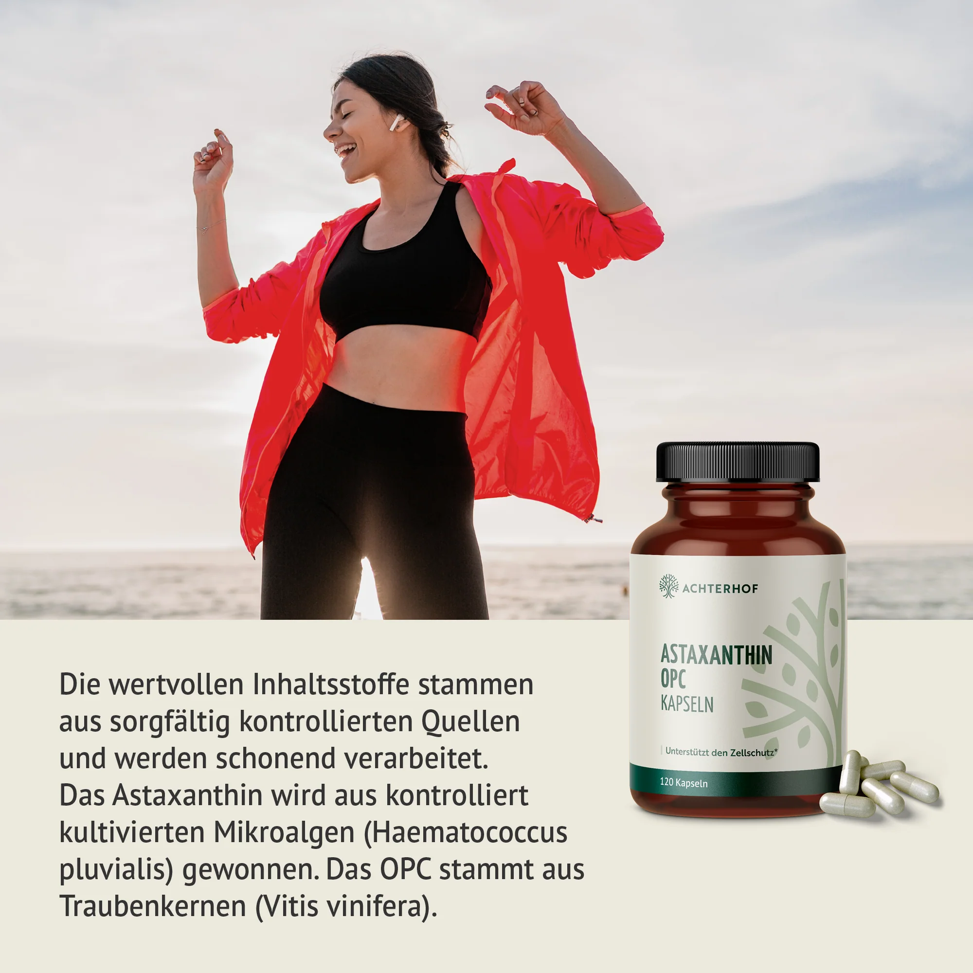 Astaxanthin OPC Zellschutz Kapseln (120 Kapseln) - Image 3