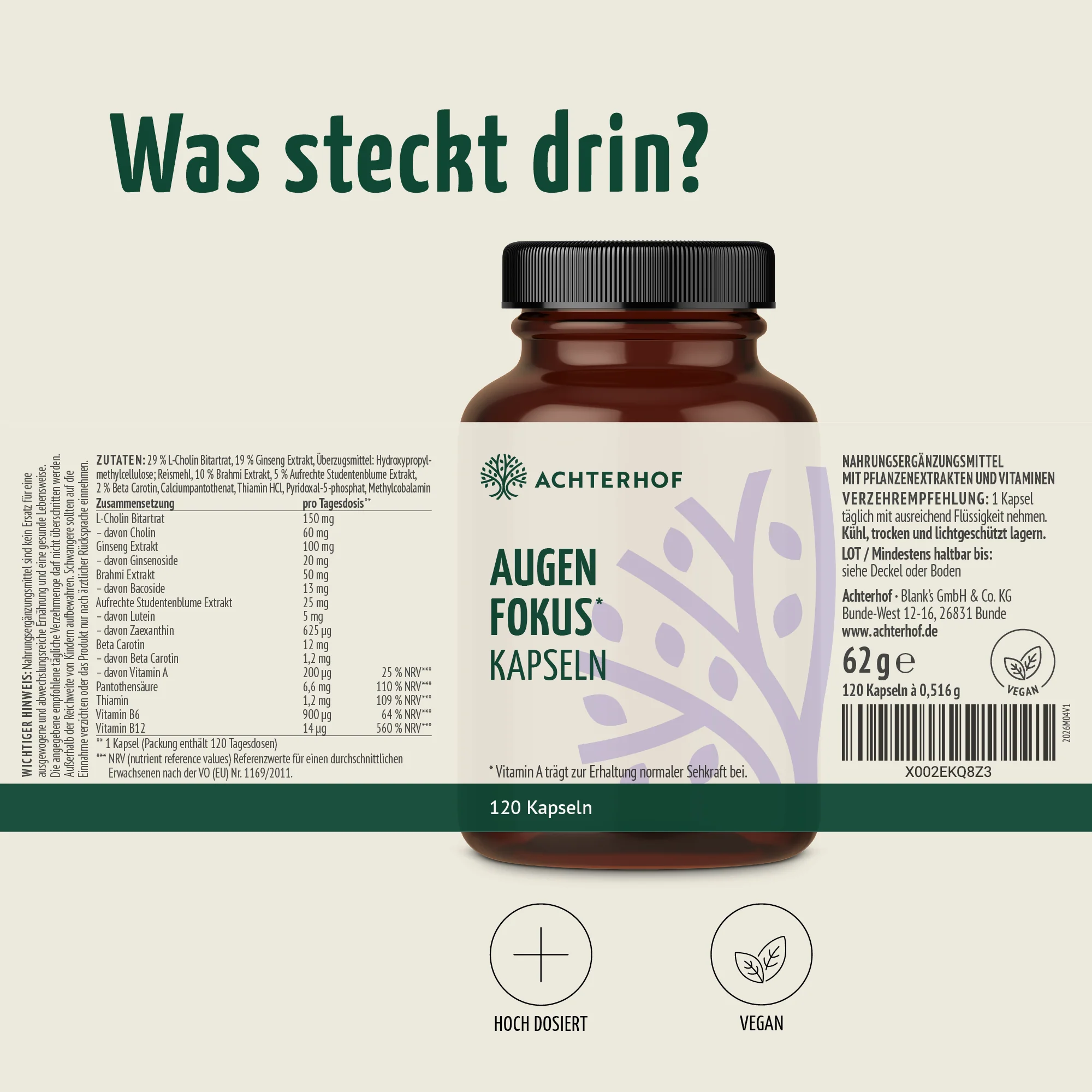 Augen Fokus Kapseln (120 Kapseln) - Image 6
