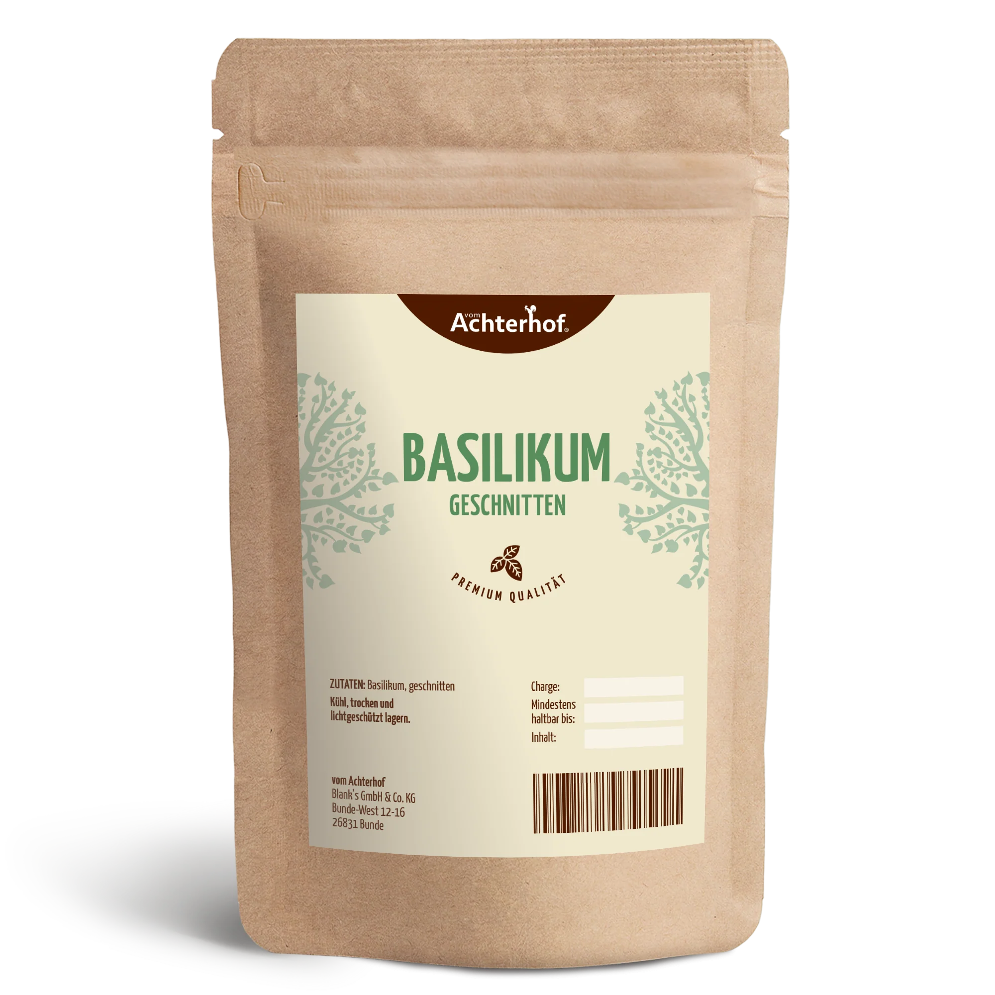 Basilikum geschnitten (250g)