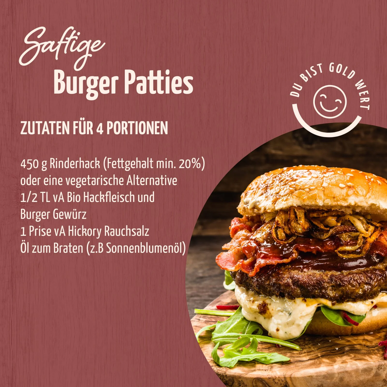 Burger Gewürzzubereitung Bio (100g) - Image 4