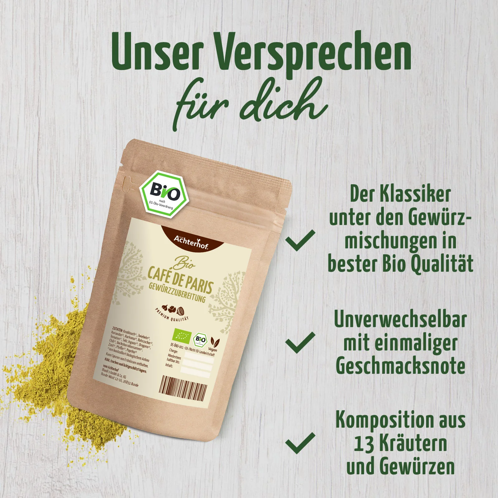 Café de Paris Gewürzzubereitung Bio (100g) - Image 5