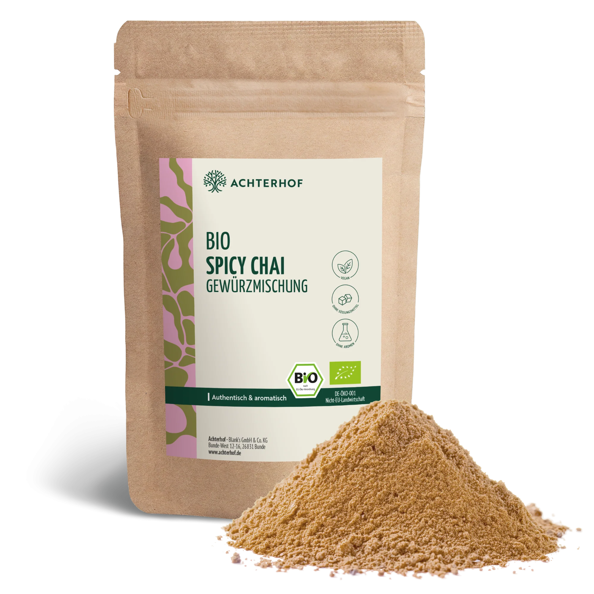 Bio Spicy Chai Gewürzmischung – zuckerfrei (100g) - Image 2