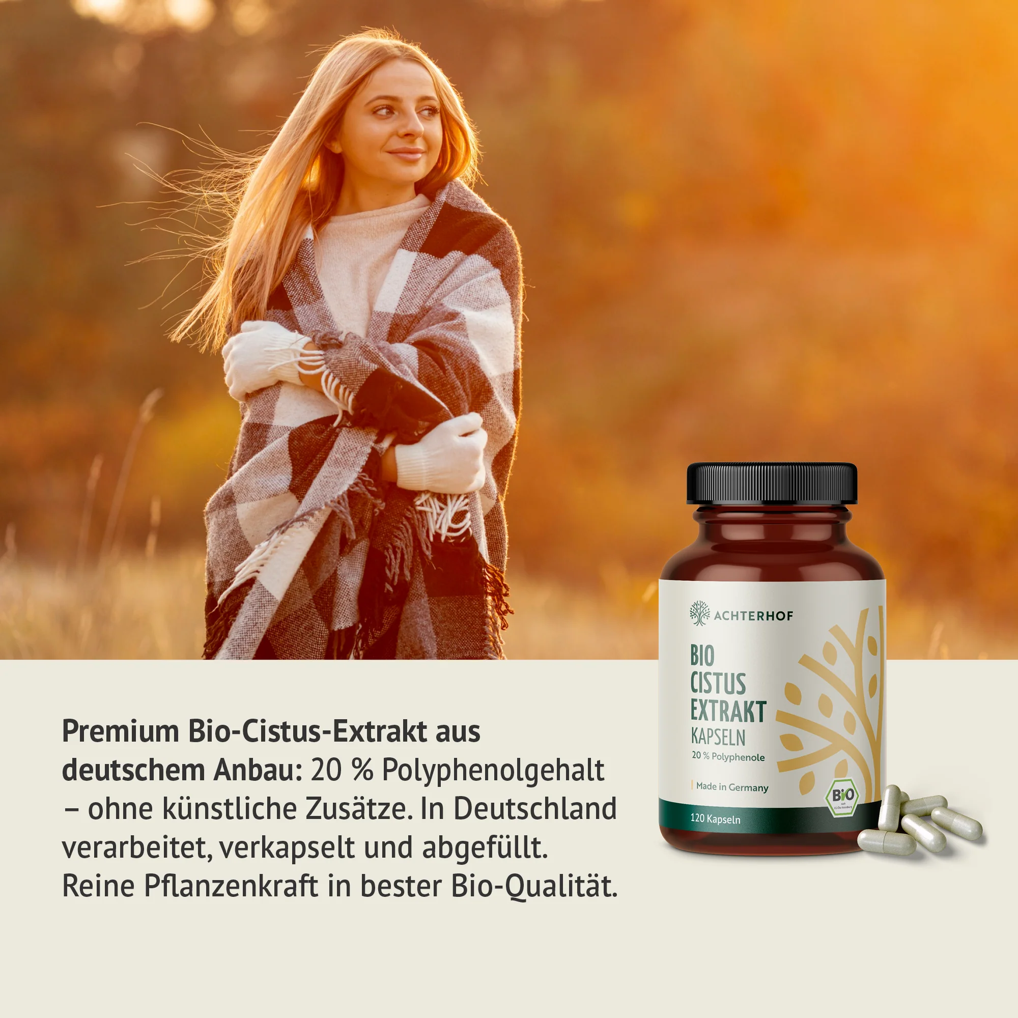 Bio Cistus Extrakt Kapseln (120 Kapseln) - Image 3