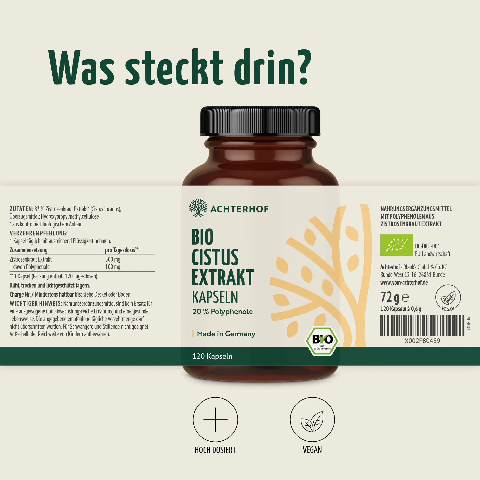 Bio Cistus Extrakt Kapseln (120 Kapseln) - Image 7