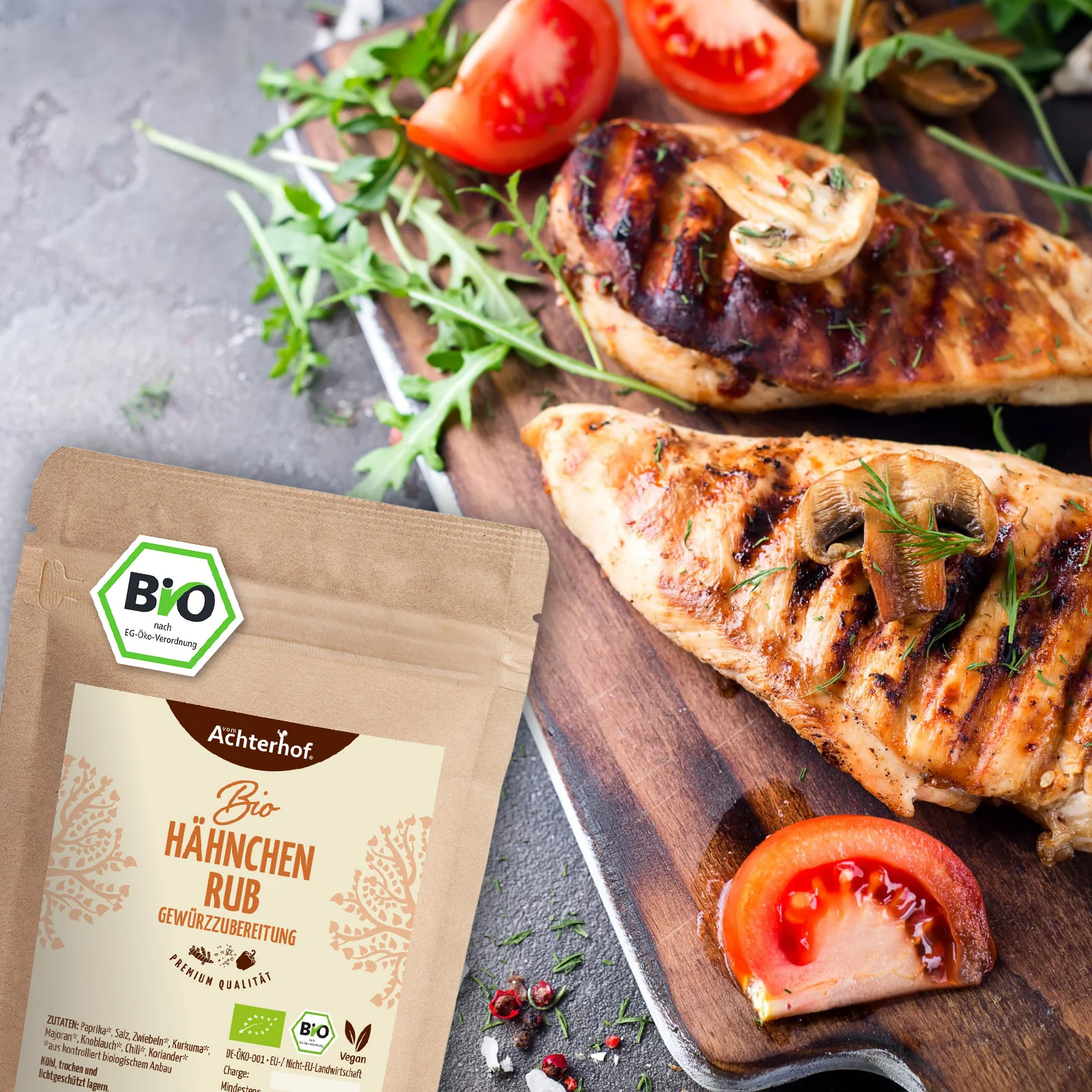 Hähnchen Rub Gewürzzubereitung Bio (100g) - Image 2