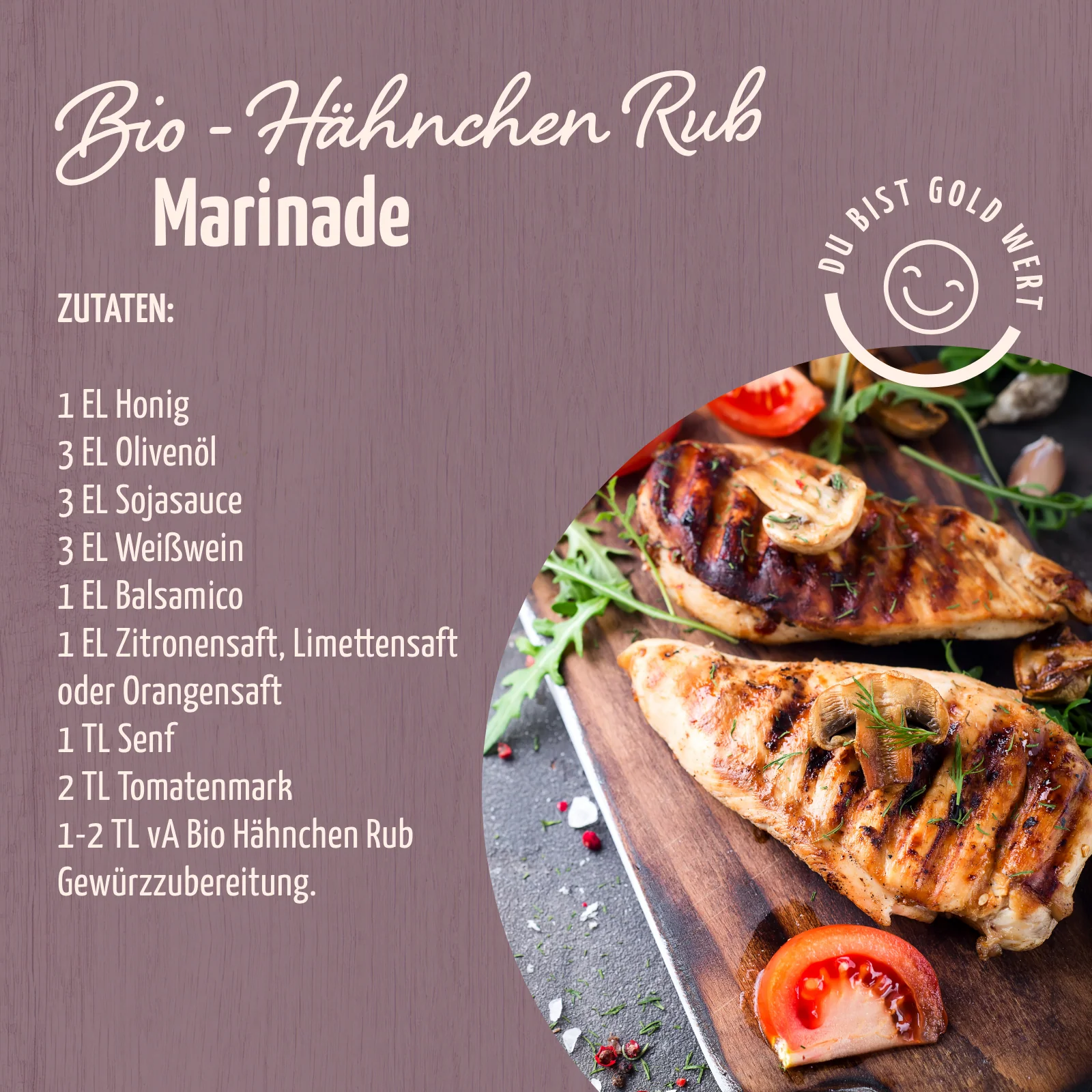 Hähnchen Rub Gewürzzubereitung Bio (100g) - Image 3