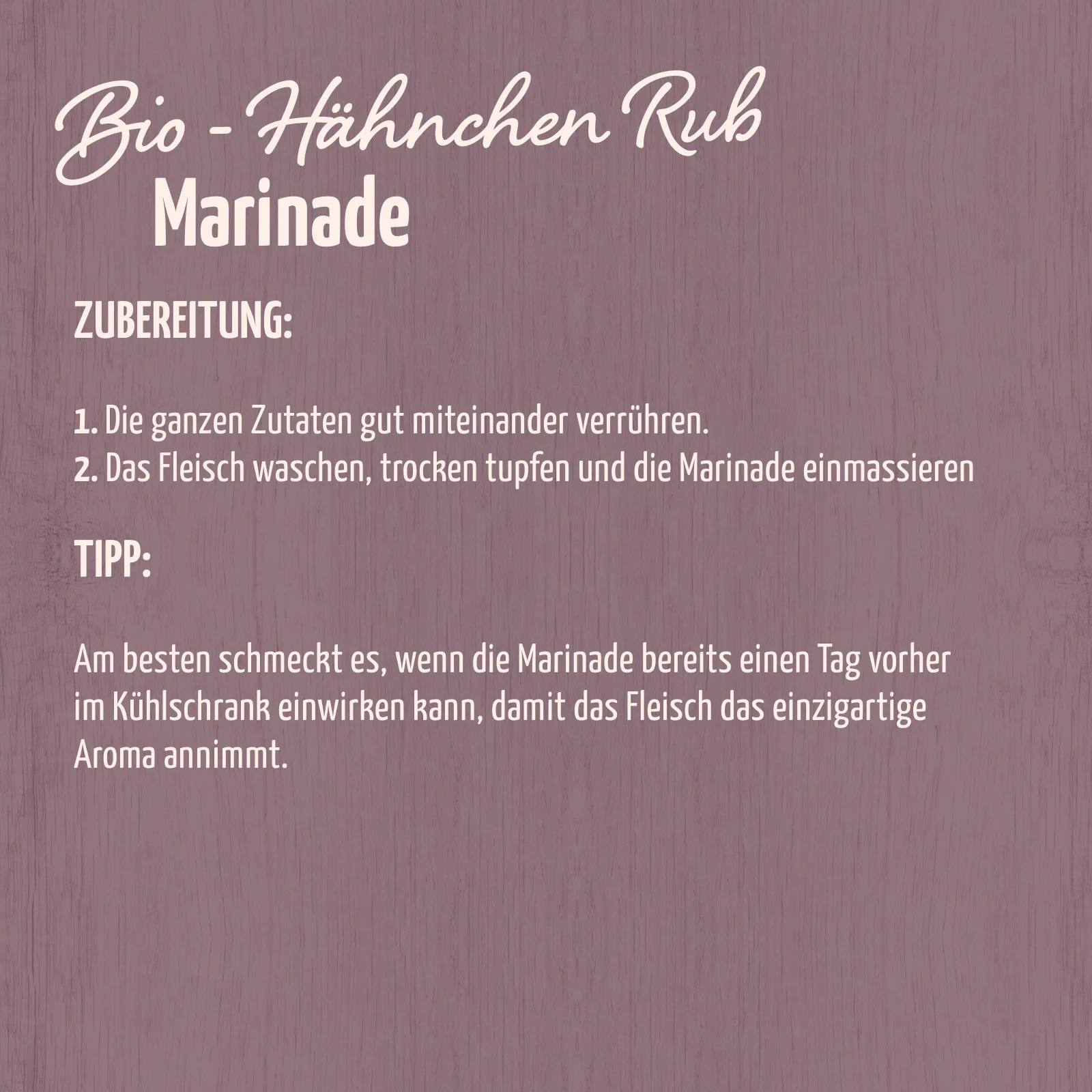Hähnchen Rub Gewürzzubereitung Bio (100g) - Image 4