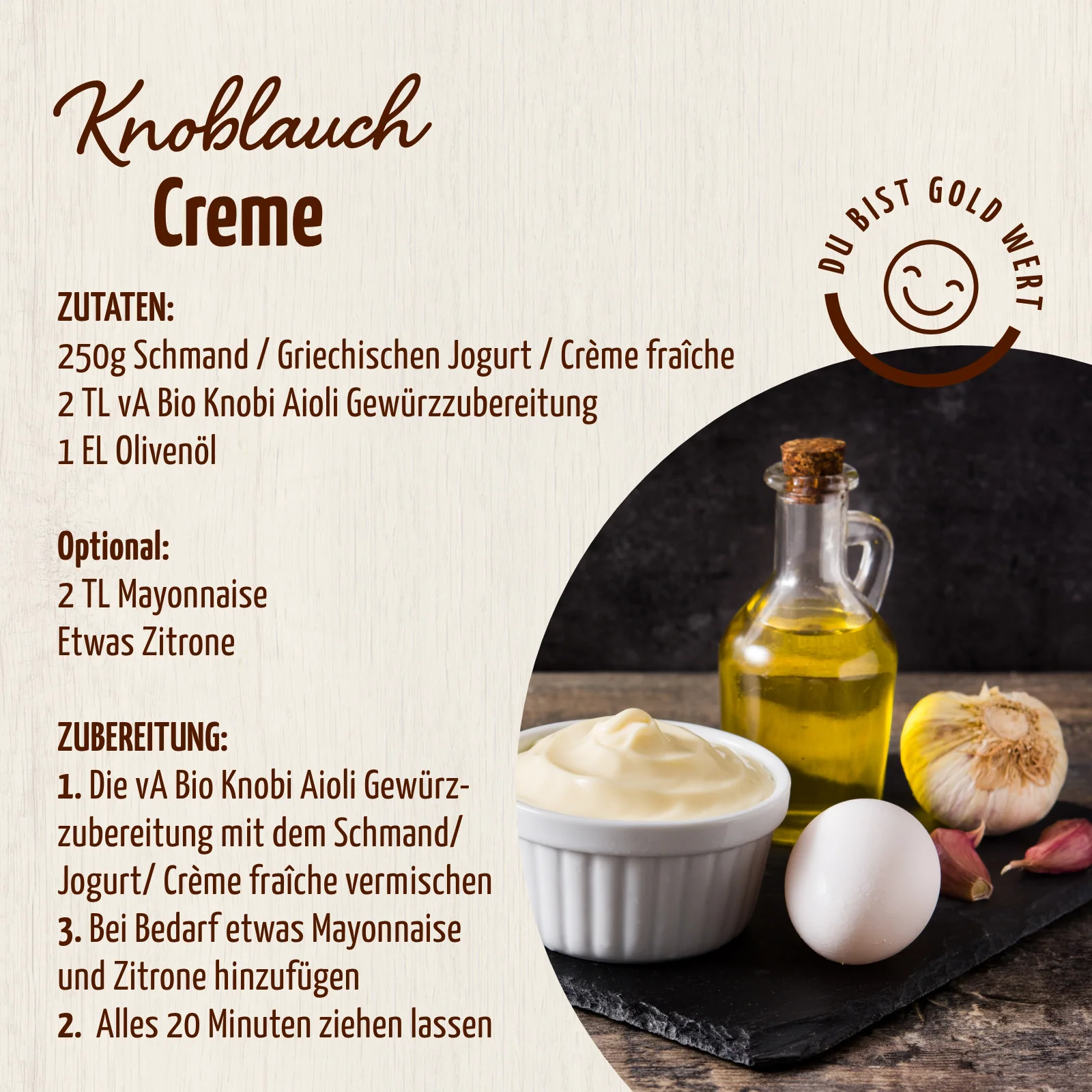 Knobi-Aioli Gewürzzubereitung Bio (100g) - Image 4