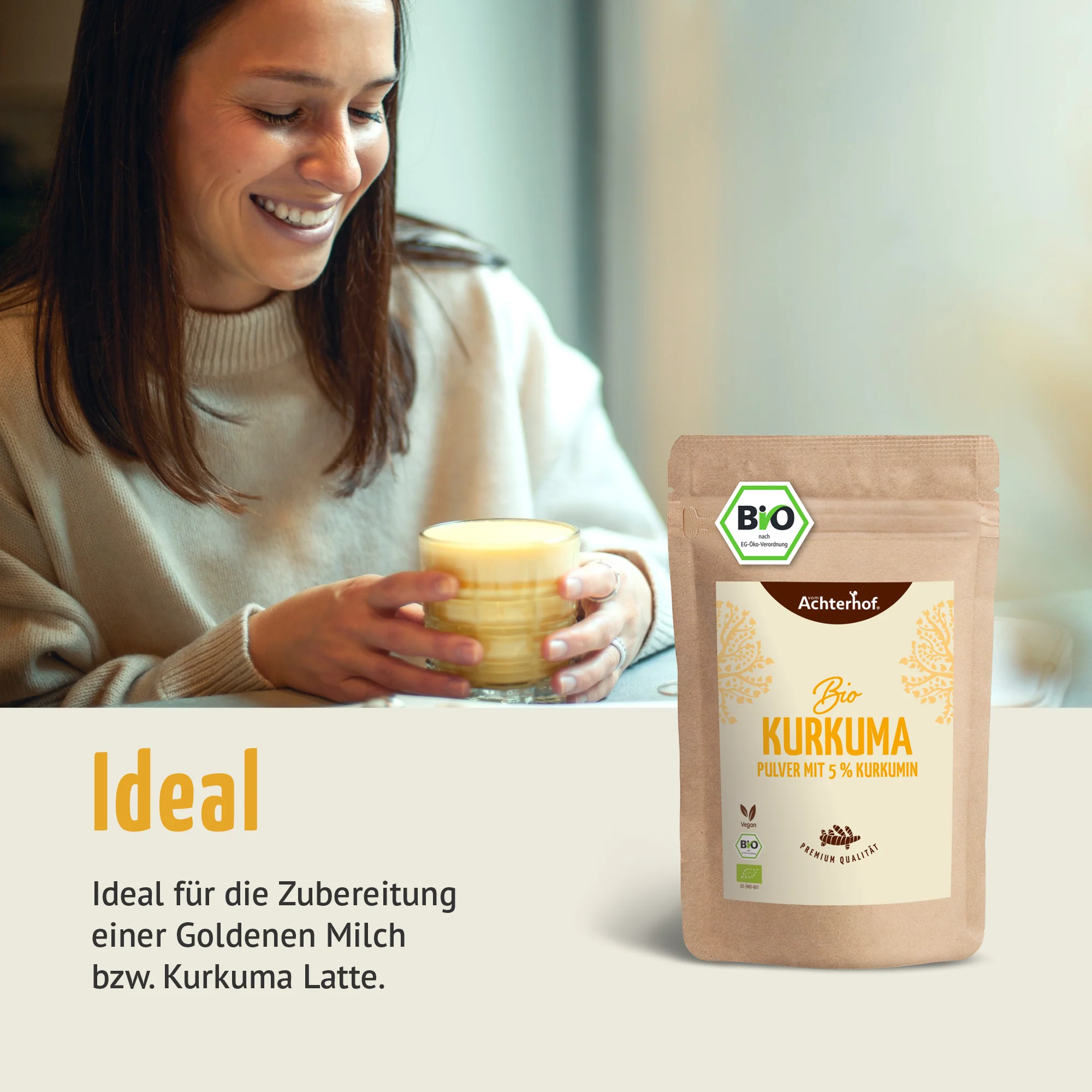 Bio Kurkuma Pulver 5% Curcumin (500g) - Image 5