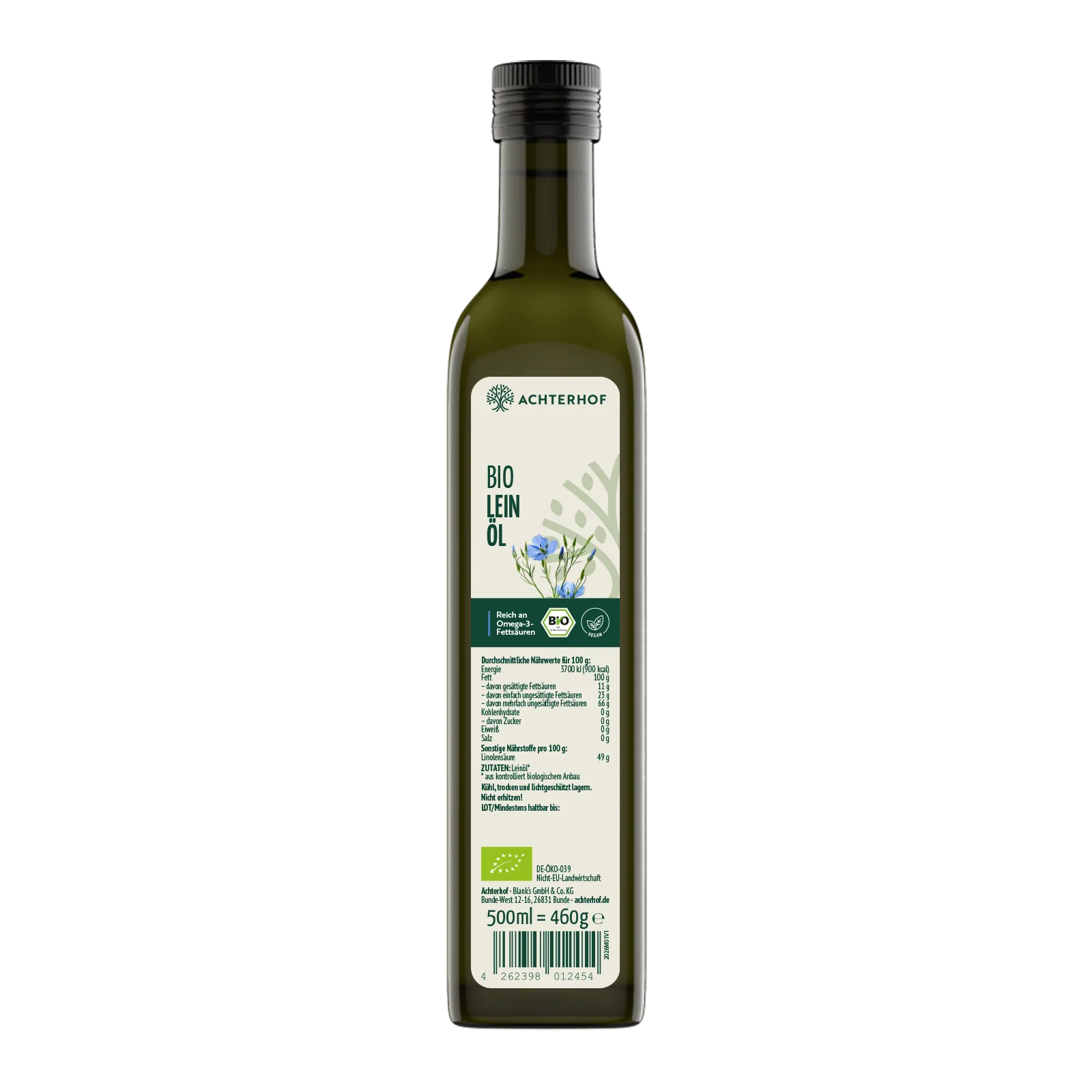 Bio Leinöl (500ml)