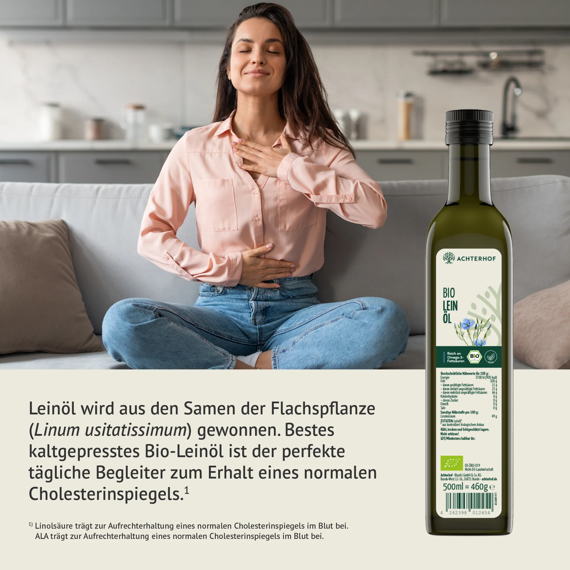 Bio Leinöl (500ml) - Image 3