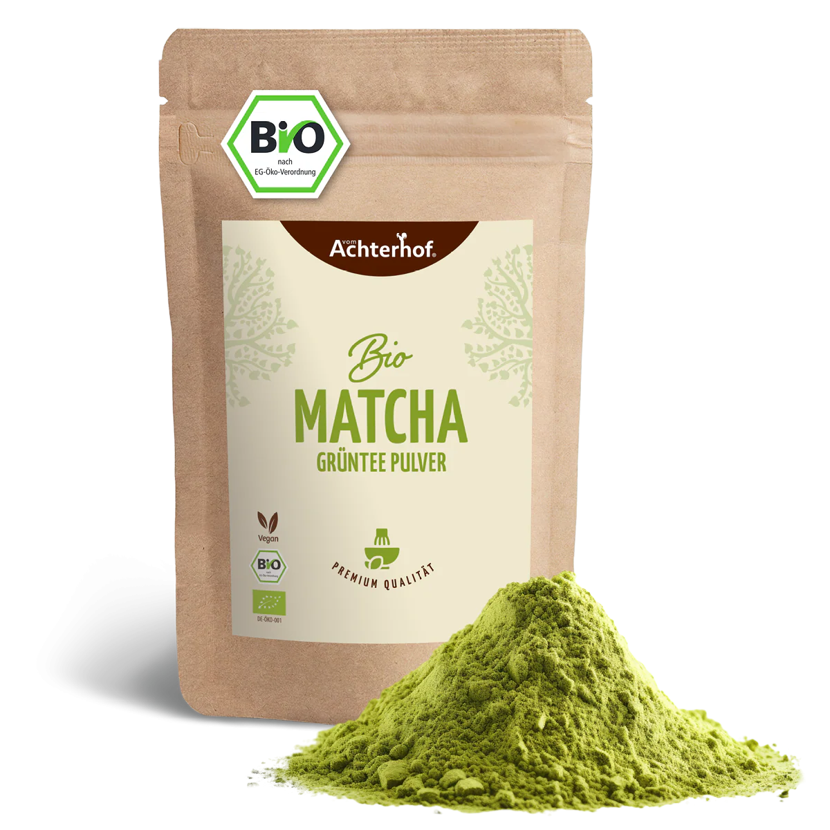 Bio Matcha Grüntee Pulver (100g) - Image 2