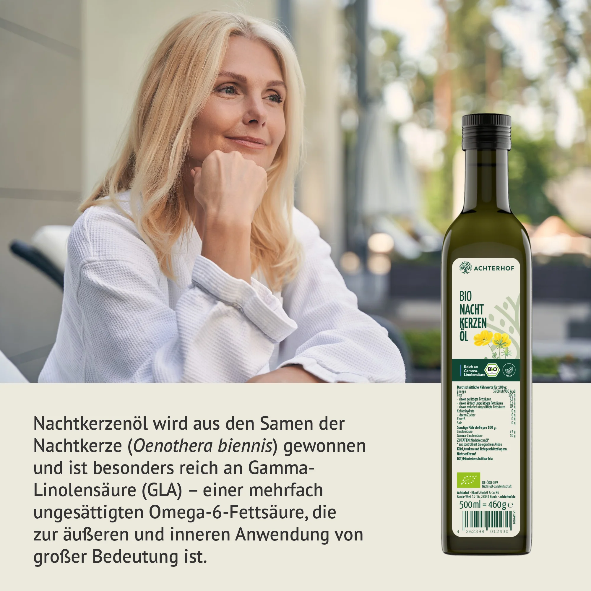 Bio Nachtkerzenöl (500ml) - Image 3