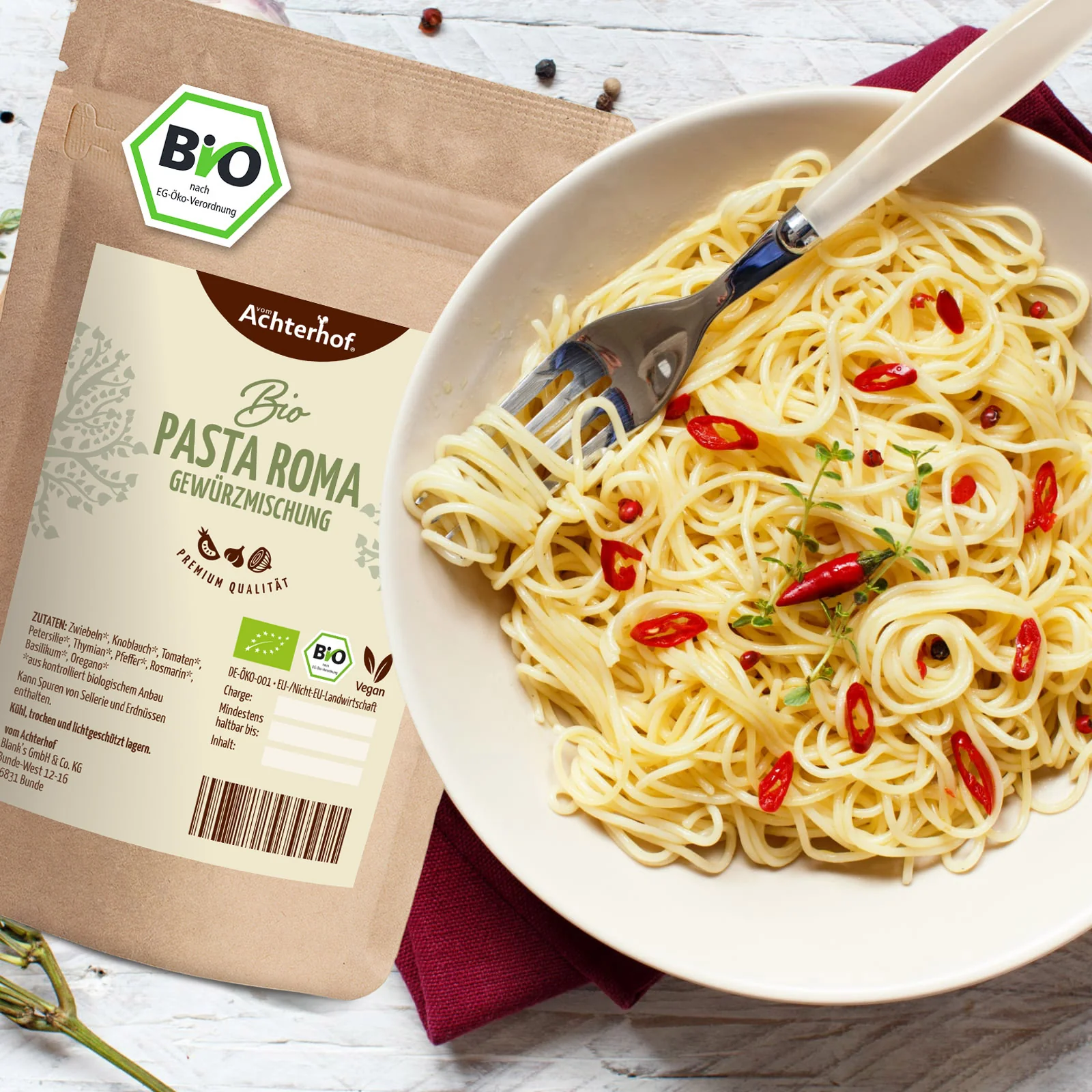 Pasta Roma Gewürzzubereitung Bio (100g) - Image 3