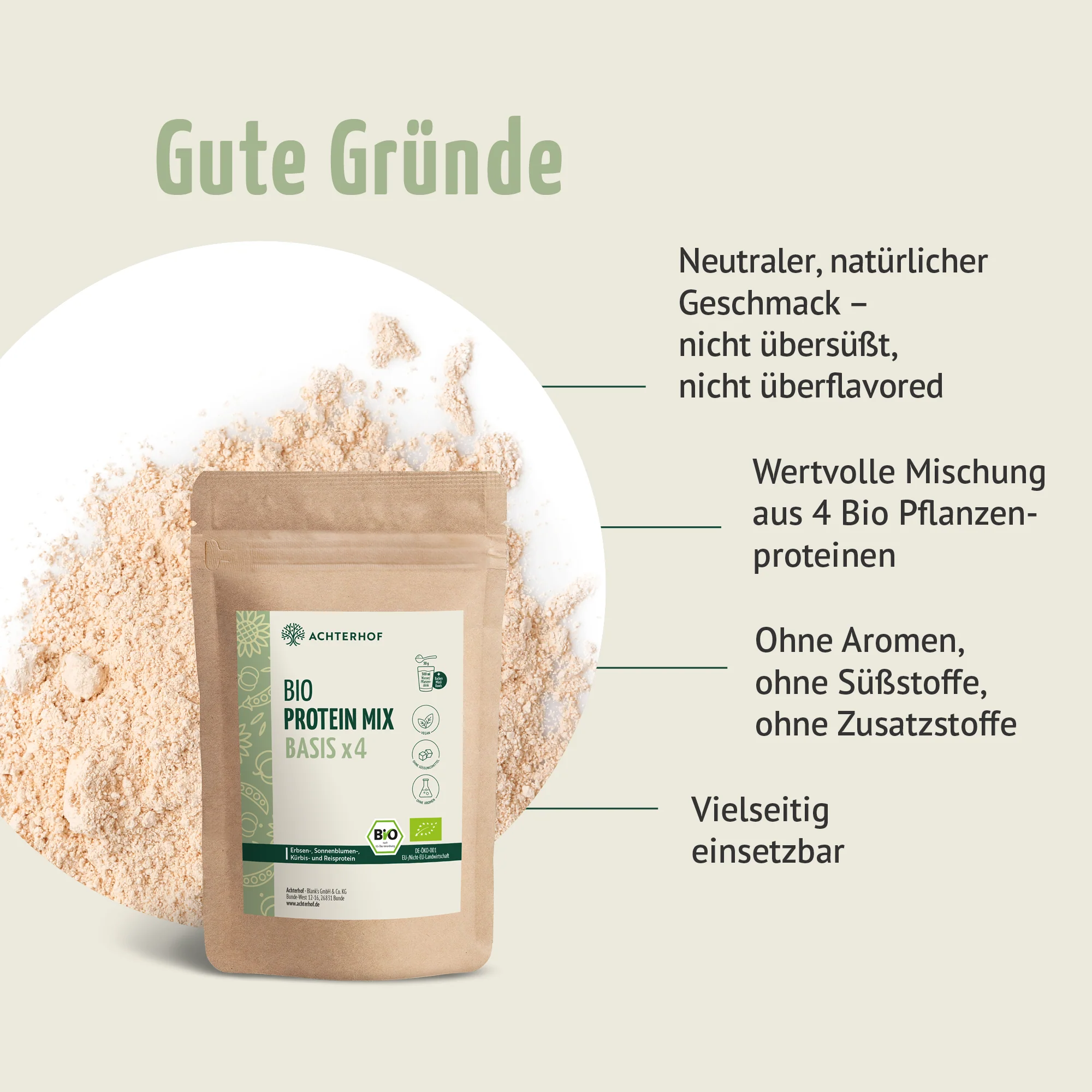 Bio Protein Basis Mix x4 (500g) - Image 4