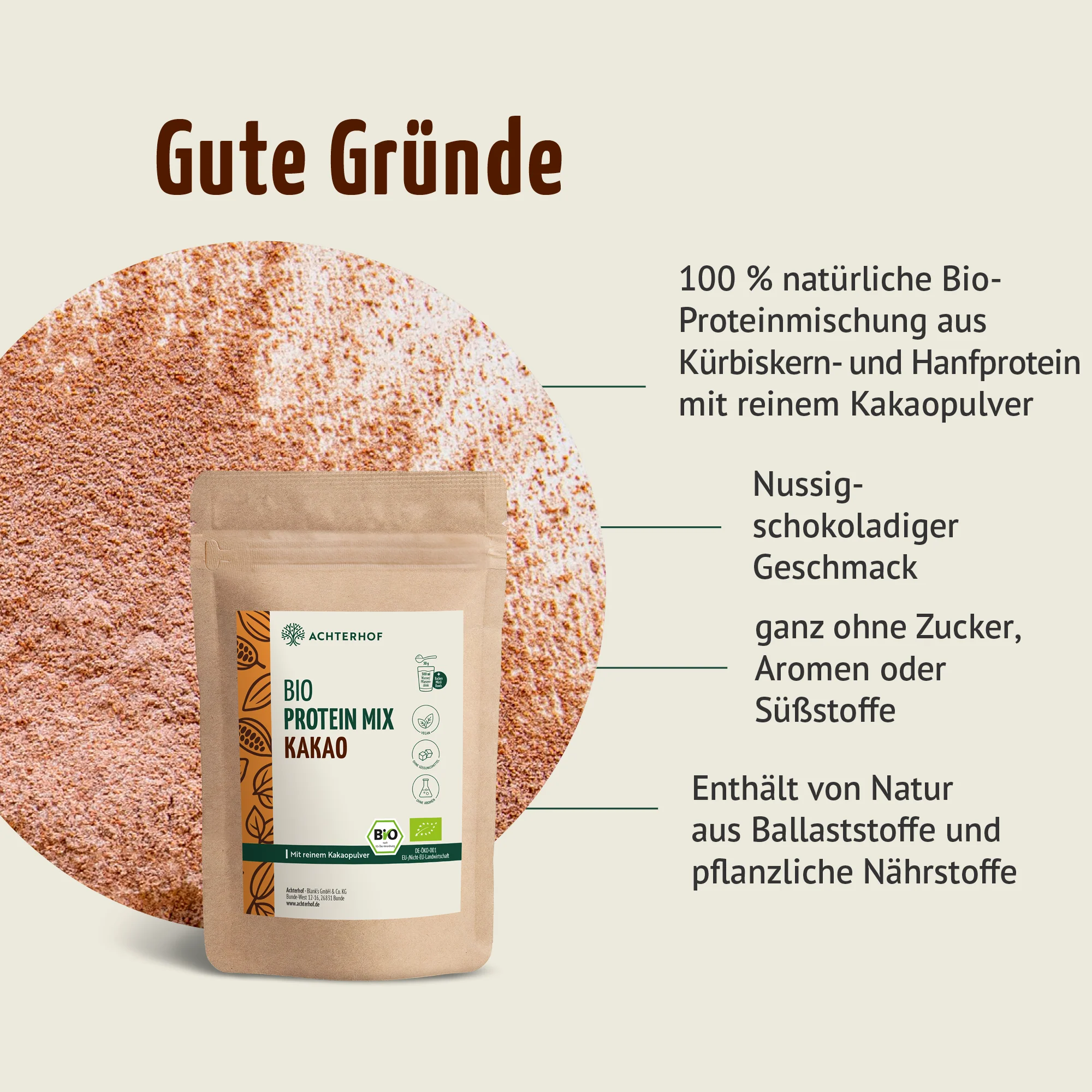 Bio Protein Mix Kakao (250g) - Image 4