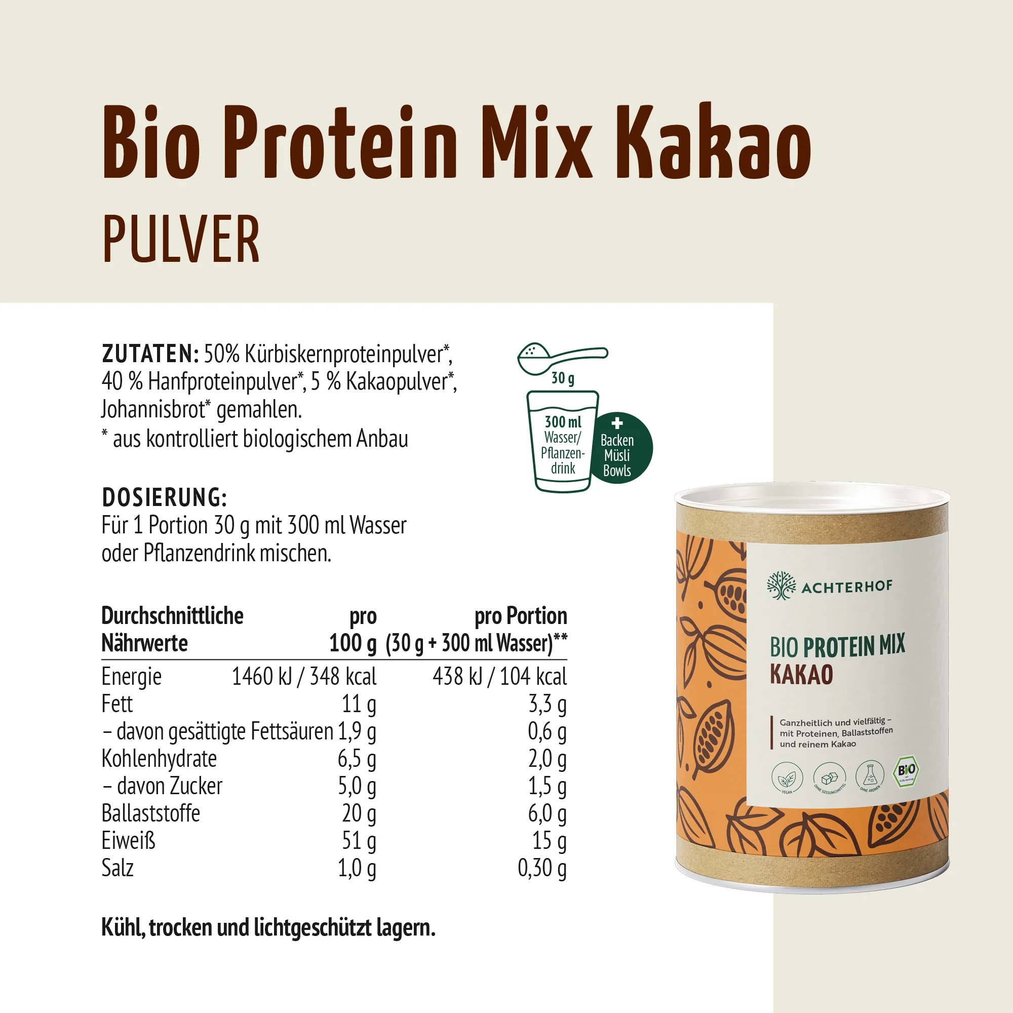Bio Protein Mix Kakao (380g) - Image 7