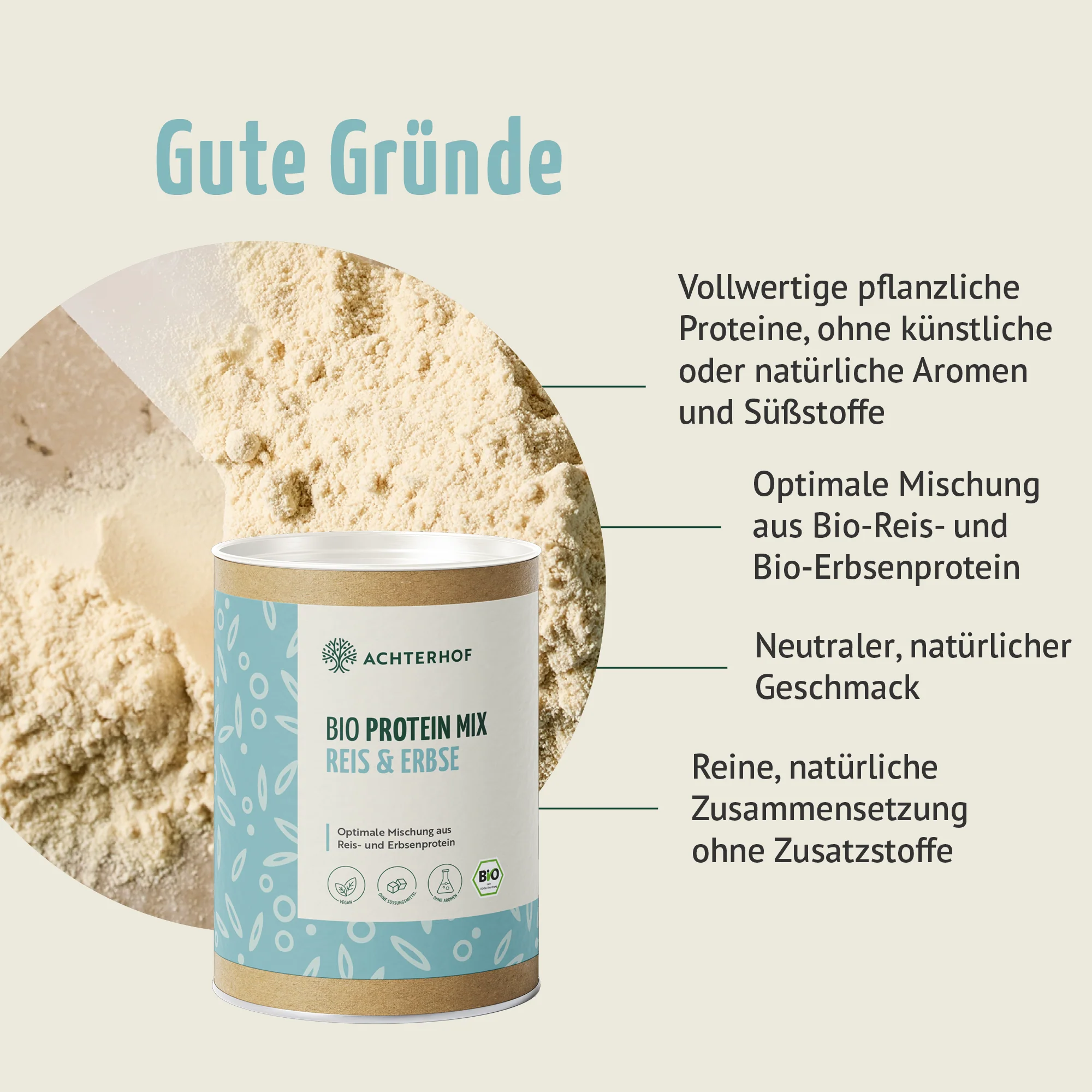 Bio Protein Mix Reis & Erbse (300g) - Image 4