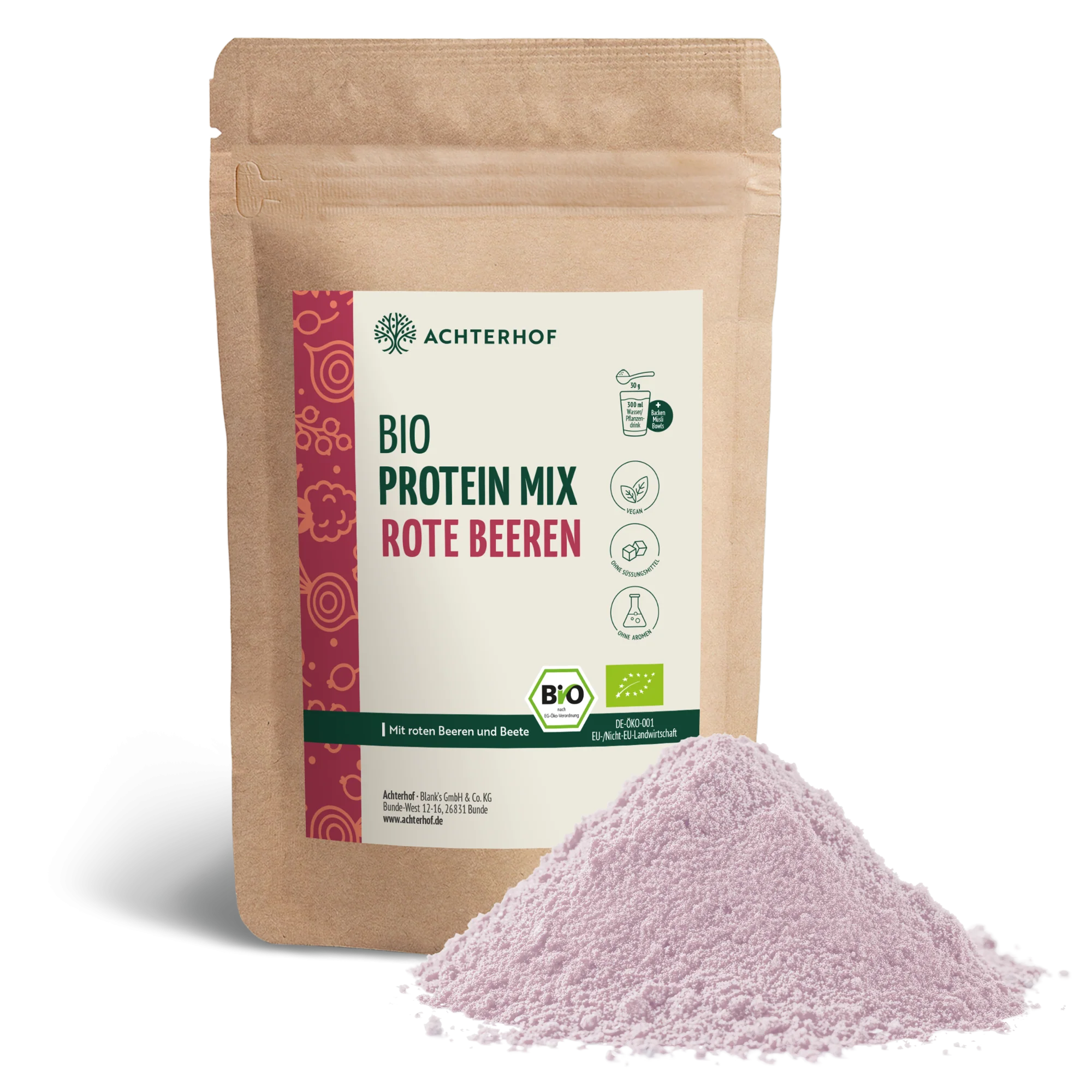 Bio Protein Mix rote Beeren (250g) - Image 2