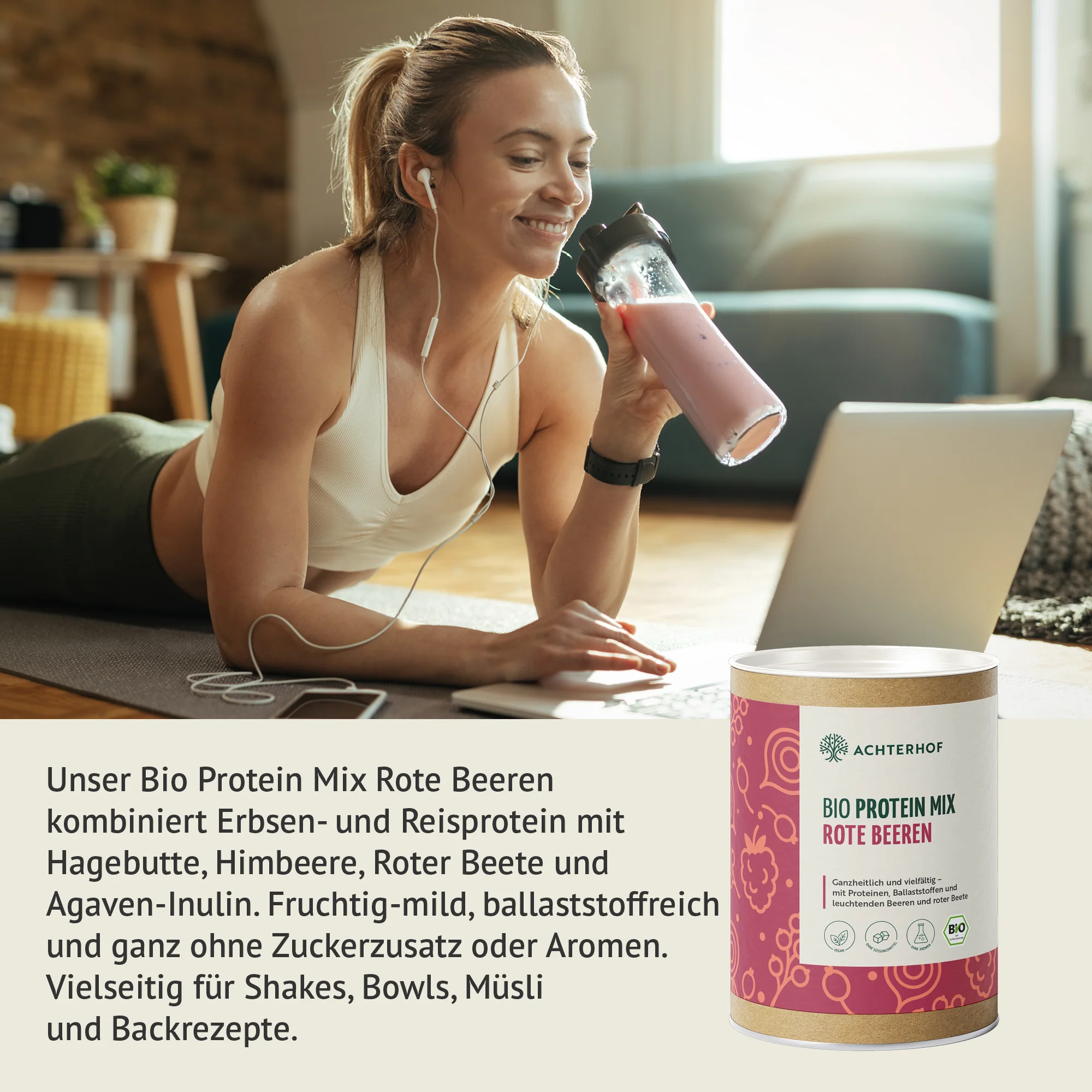 Bio Protein Mix rote Beeren (330g) - Image 5