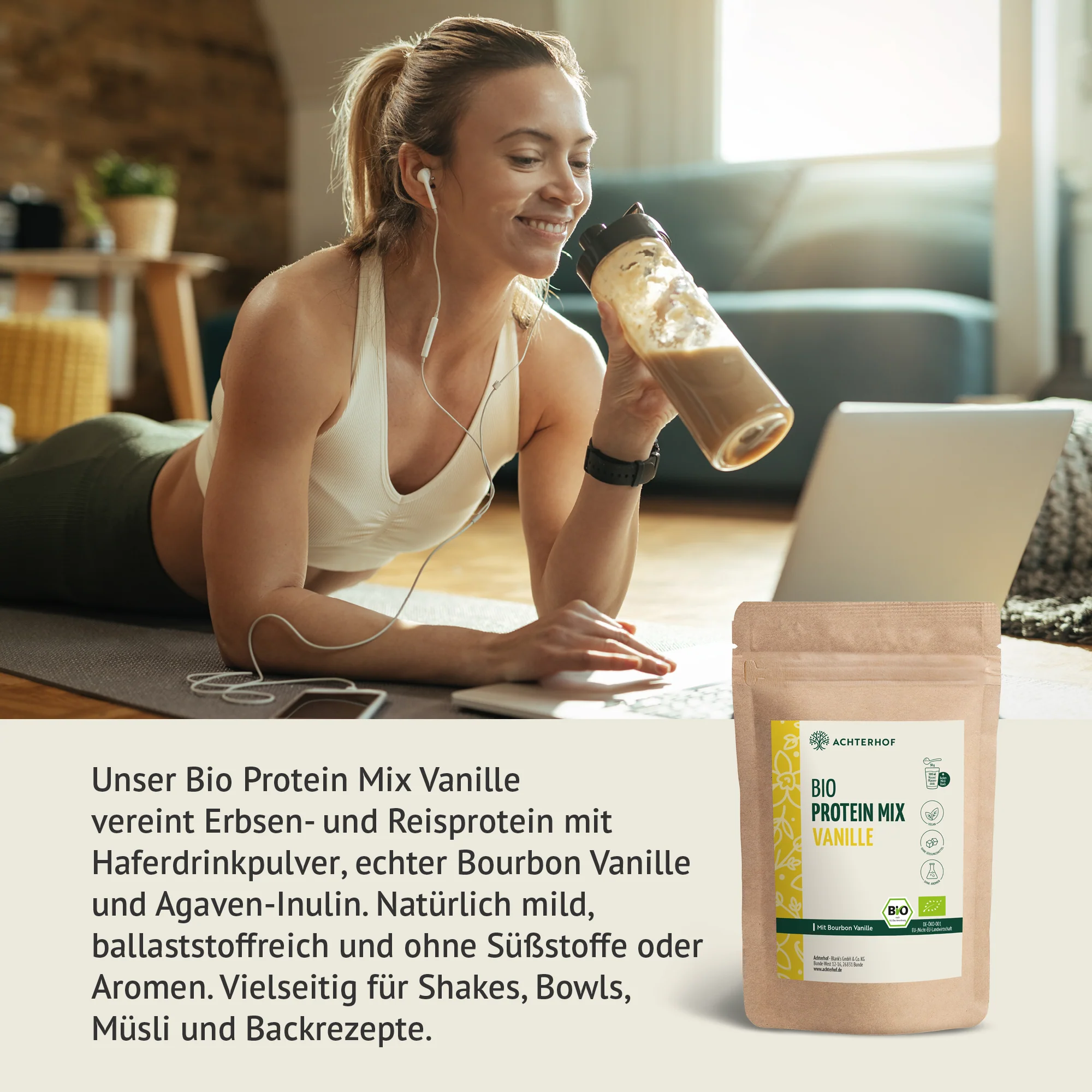 Bio Protein Mix Vanille (250g) - Image 5