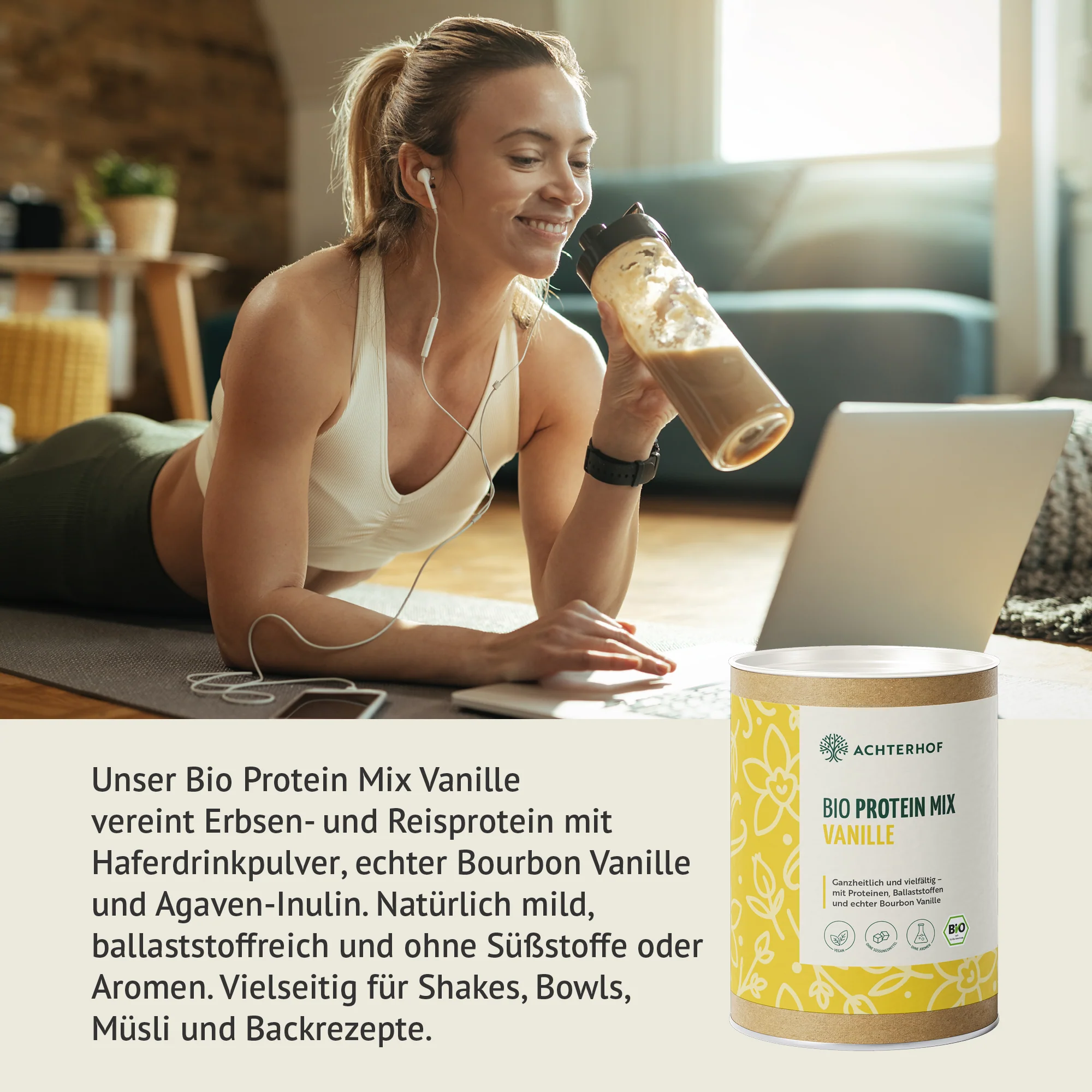Bio Protein Mix Vanille (330g) - Image 5