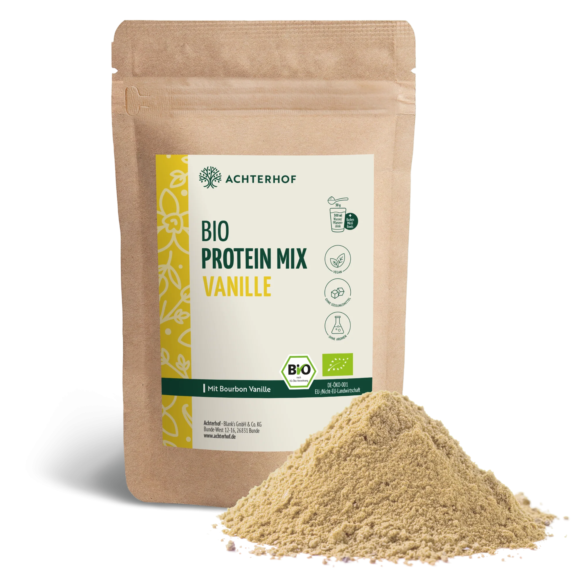 Bio Protein Mix Vanille (500g) - Image 2