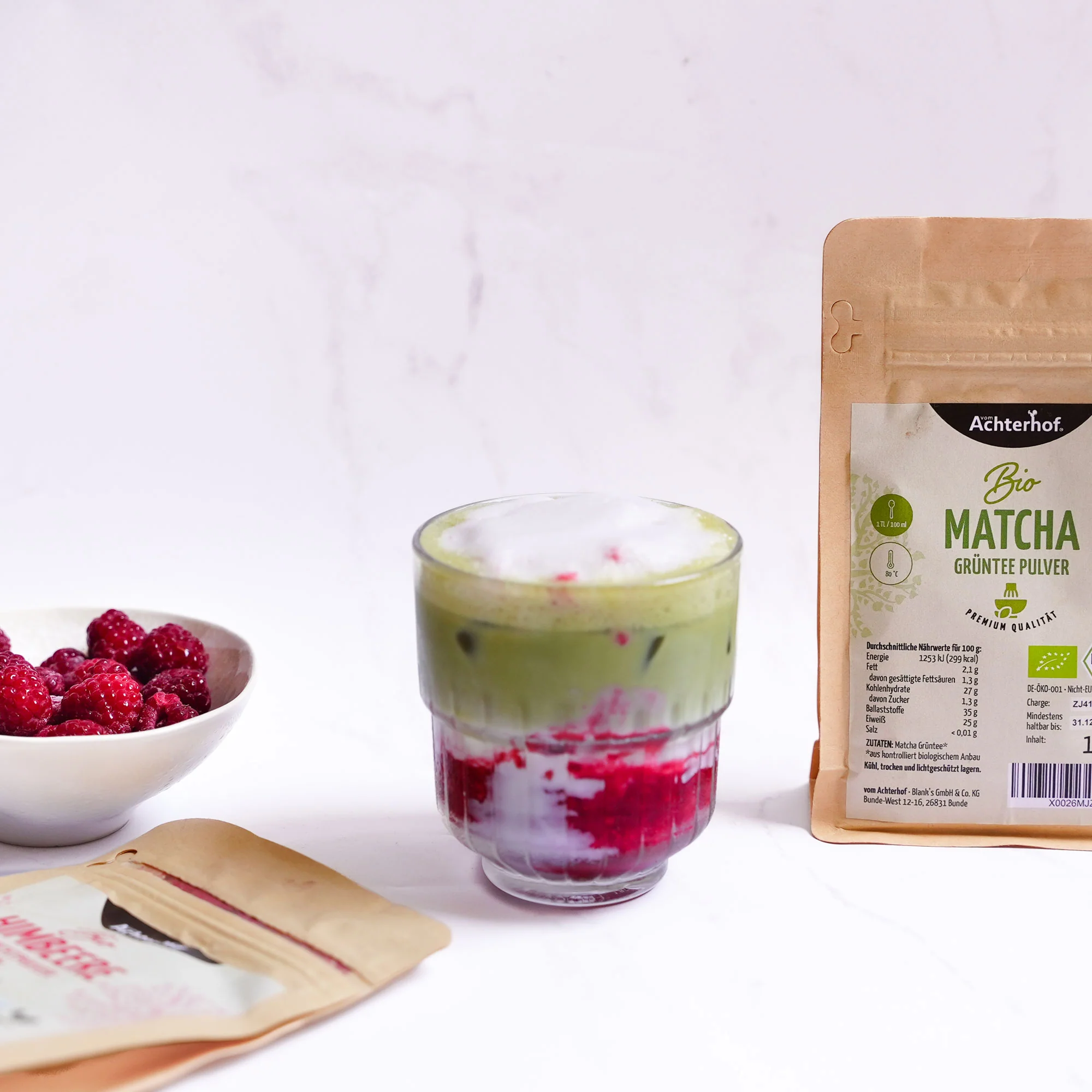 Bio Raspberry Matcha Set - Image 3