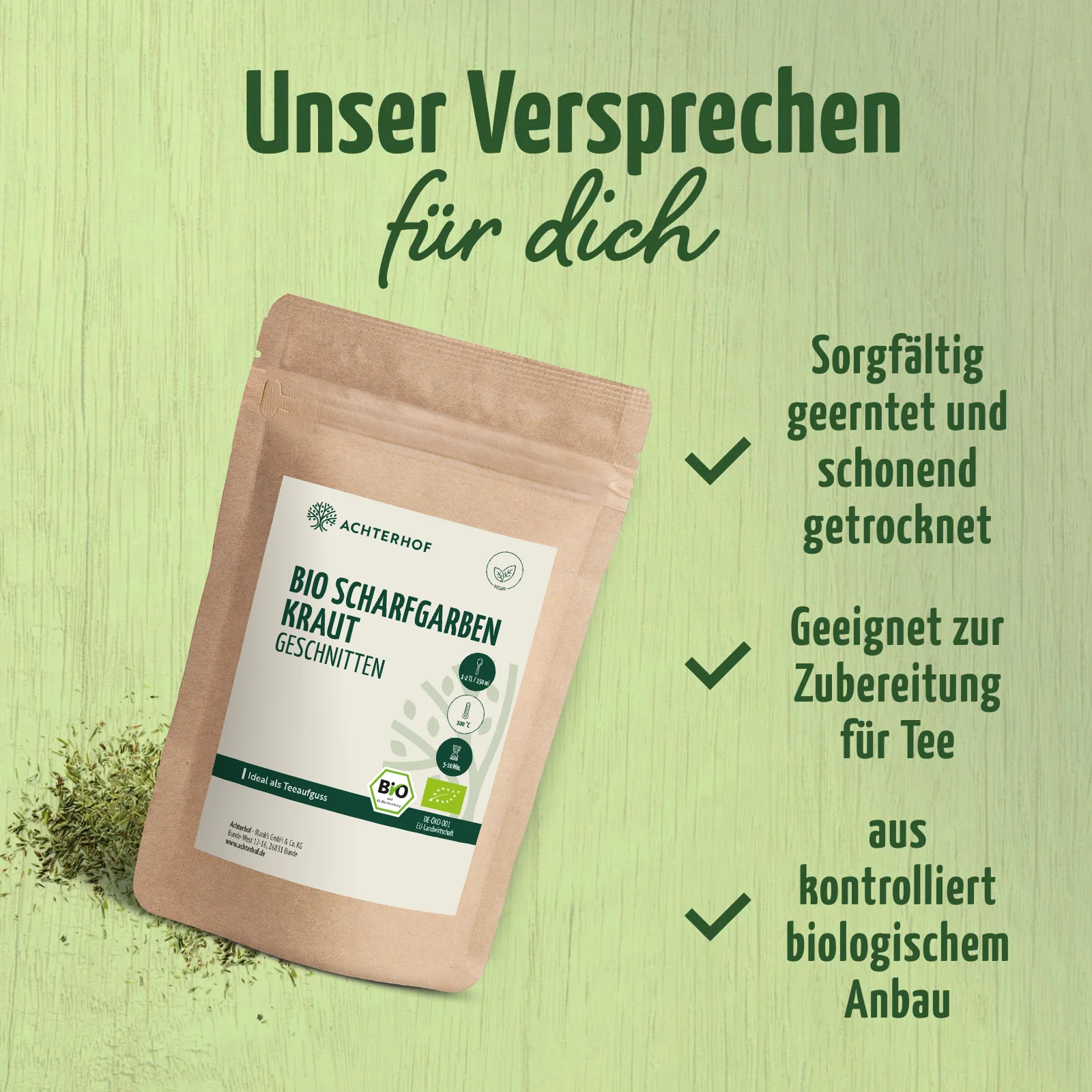 Bio Schafgarbenkraut geschnitten (250g) - Image 4