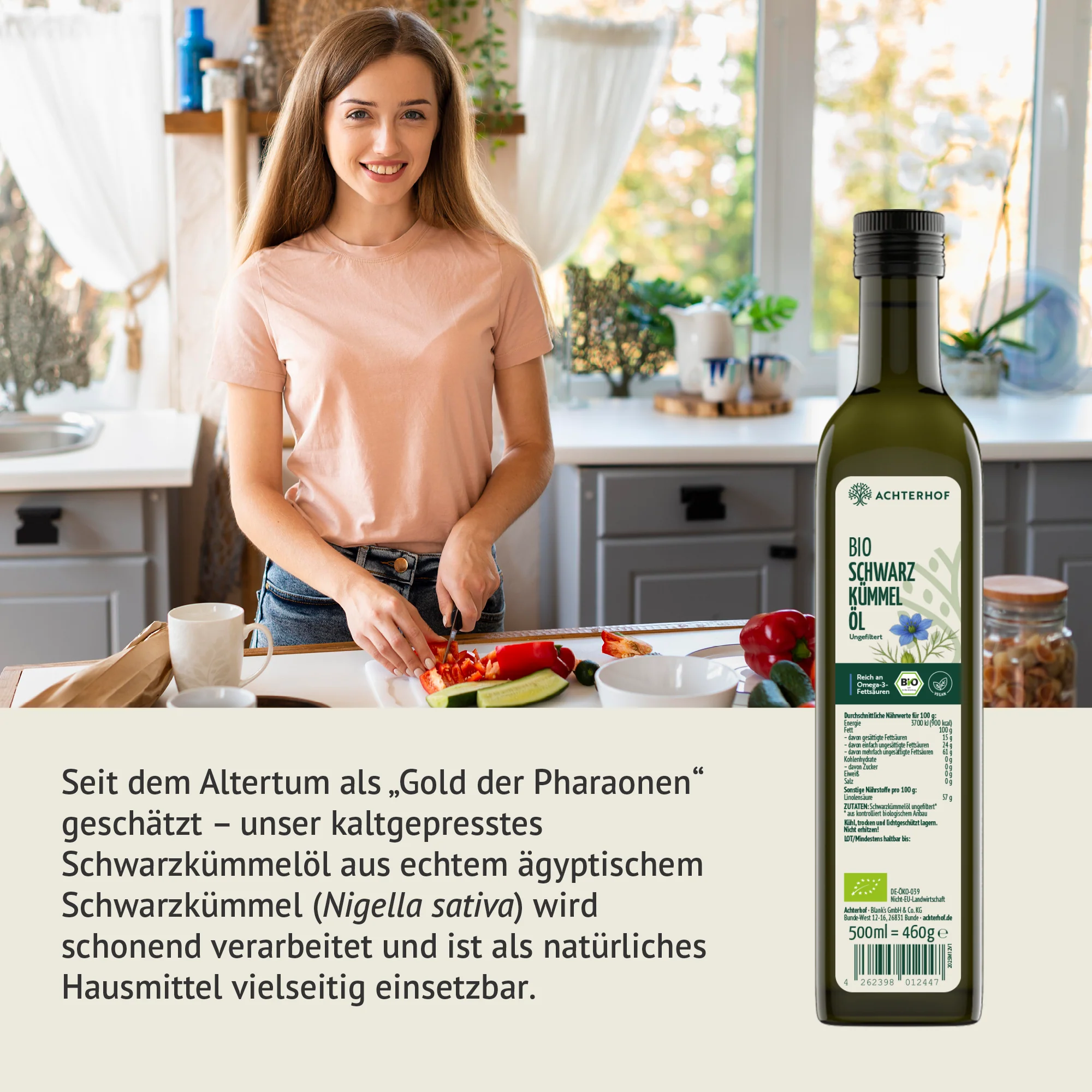 Bio Schwarzkümmelöl (500ml) - Image 3