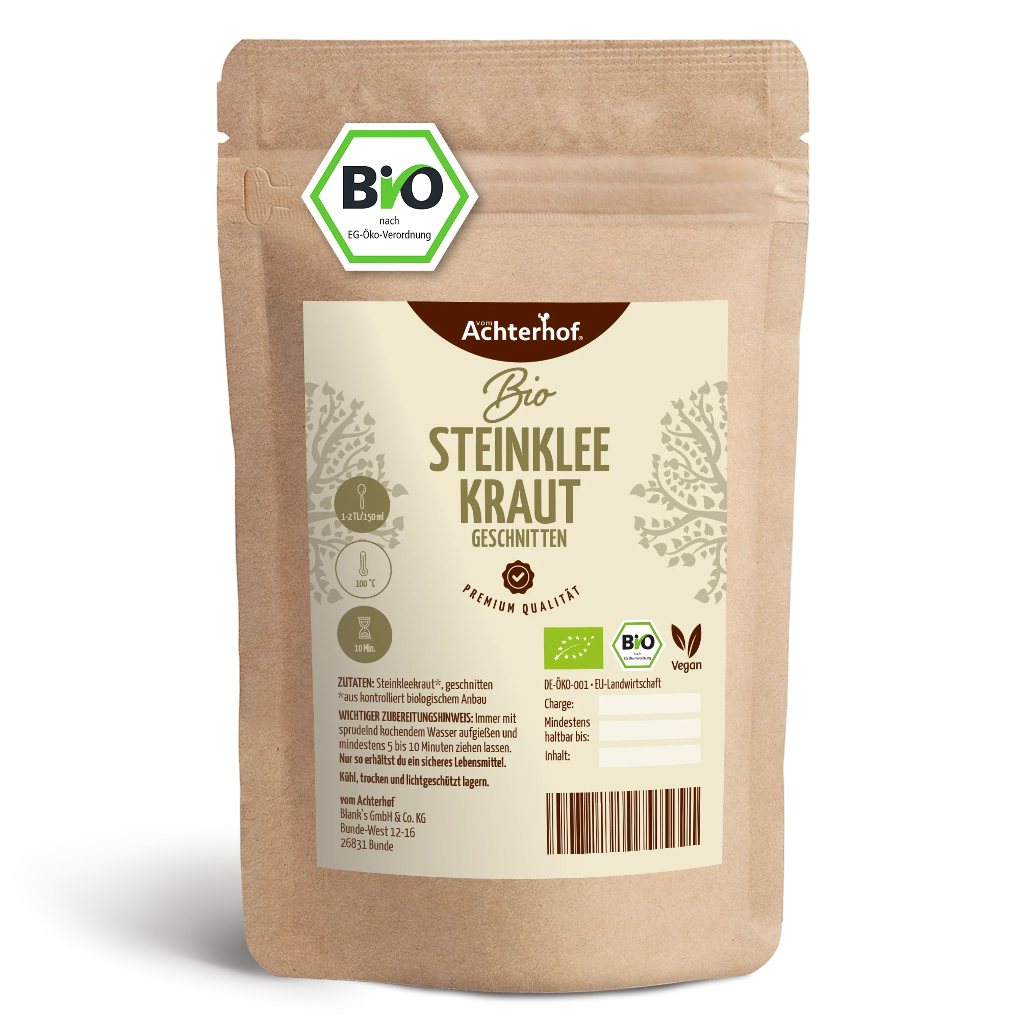 Steinkleekraut geschnitten Bio (100g)