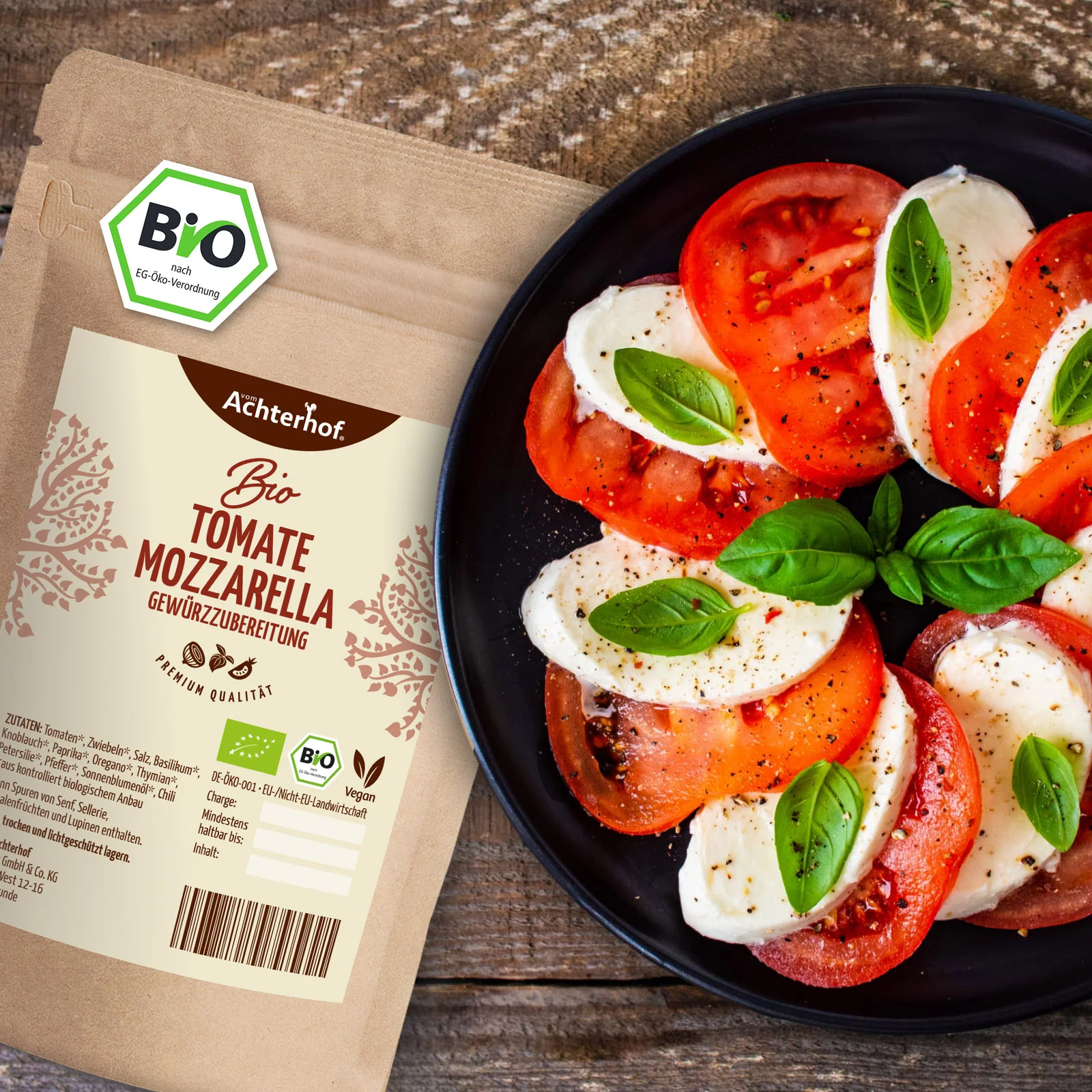 Tomate Mozzarella Gewürzzubereitung Bio (100g) - Image 2
