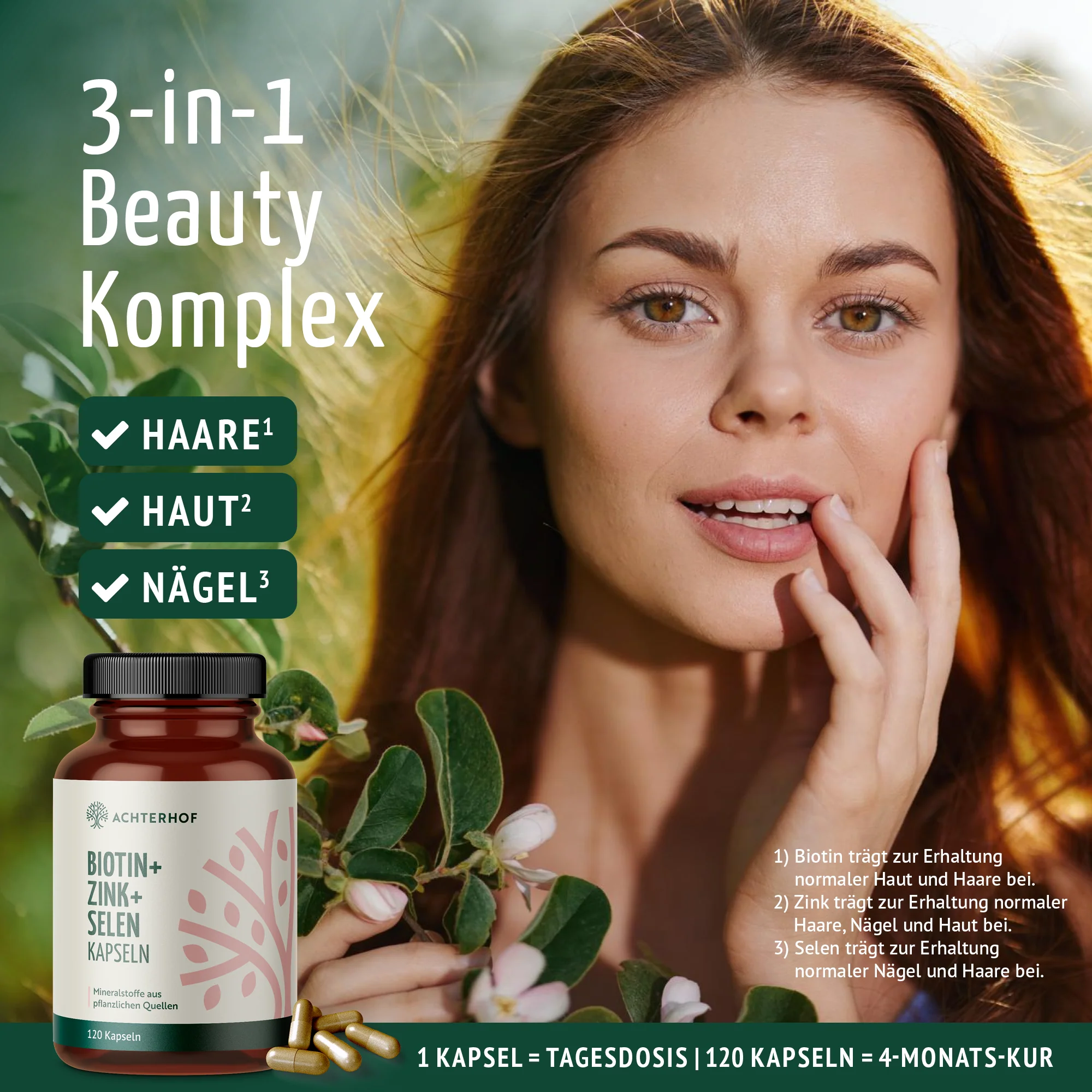 Biotin+Zink+Selen Kapseln (120 Kapseln) - Image 5