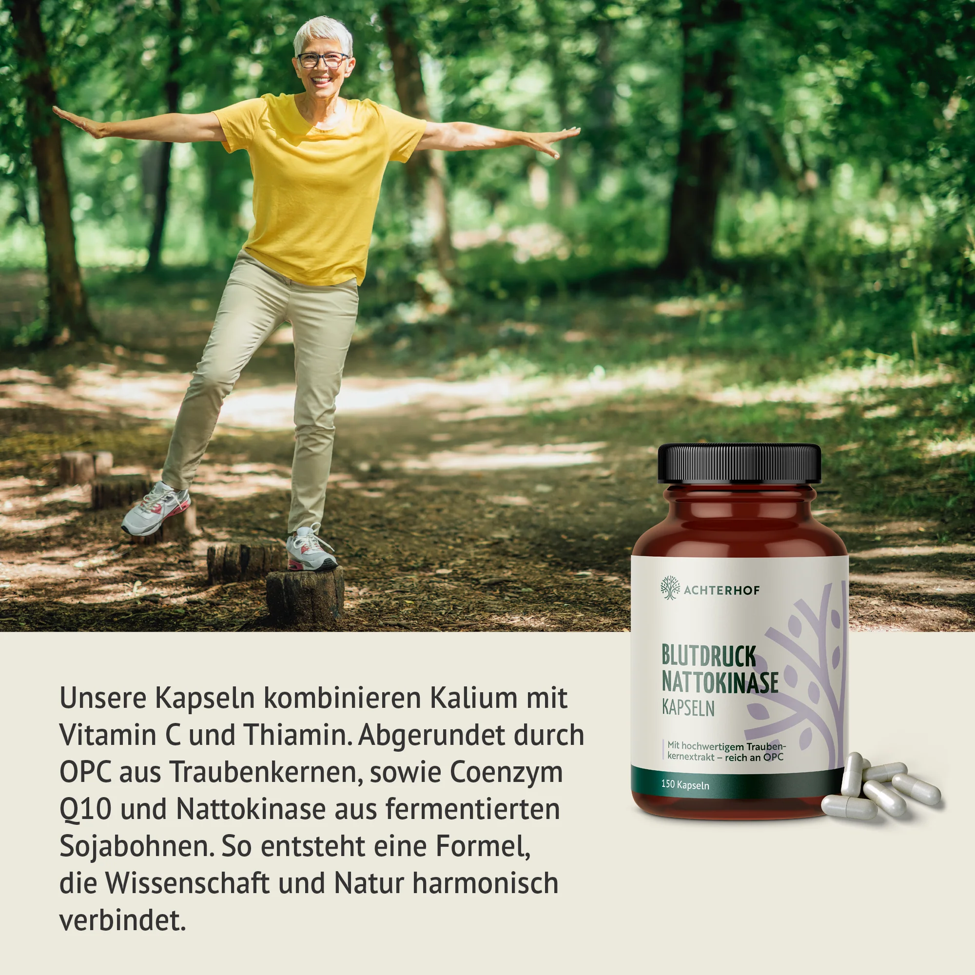 Blutdruck Nattokinase Kapseln (150 Kapseln) - Image 3