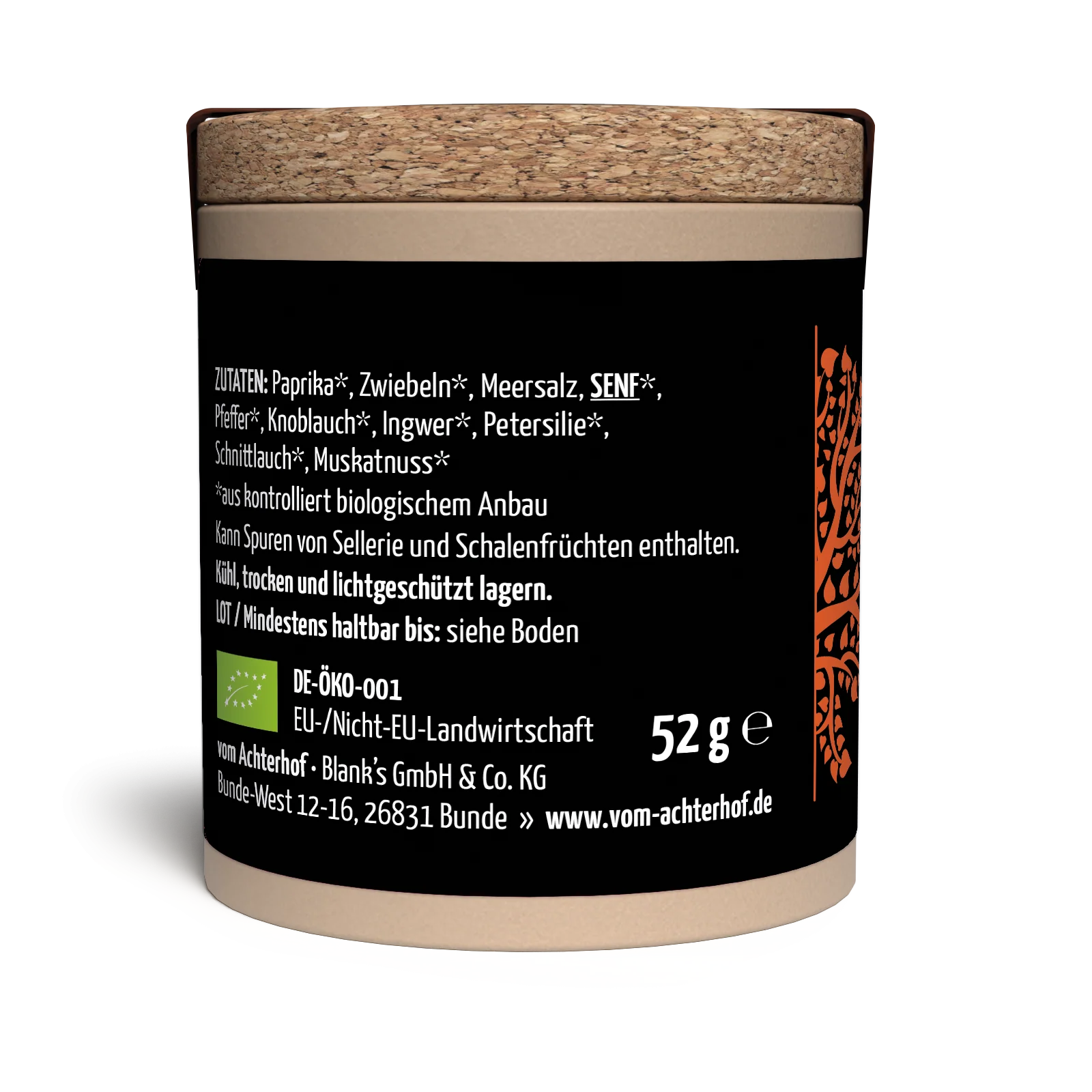 Burger Gewürzzubereitung Bio (52g) - Image 2