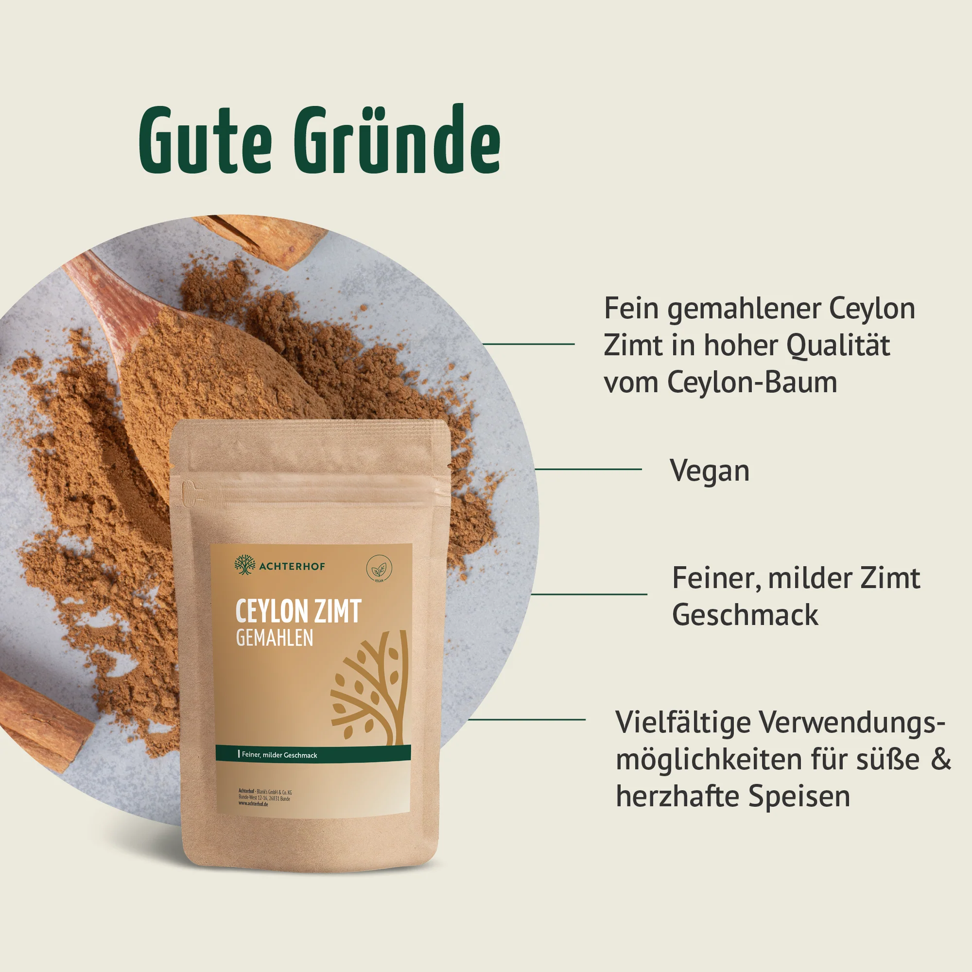Ceylon Zimt gemahlen (1000g) - Image 5