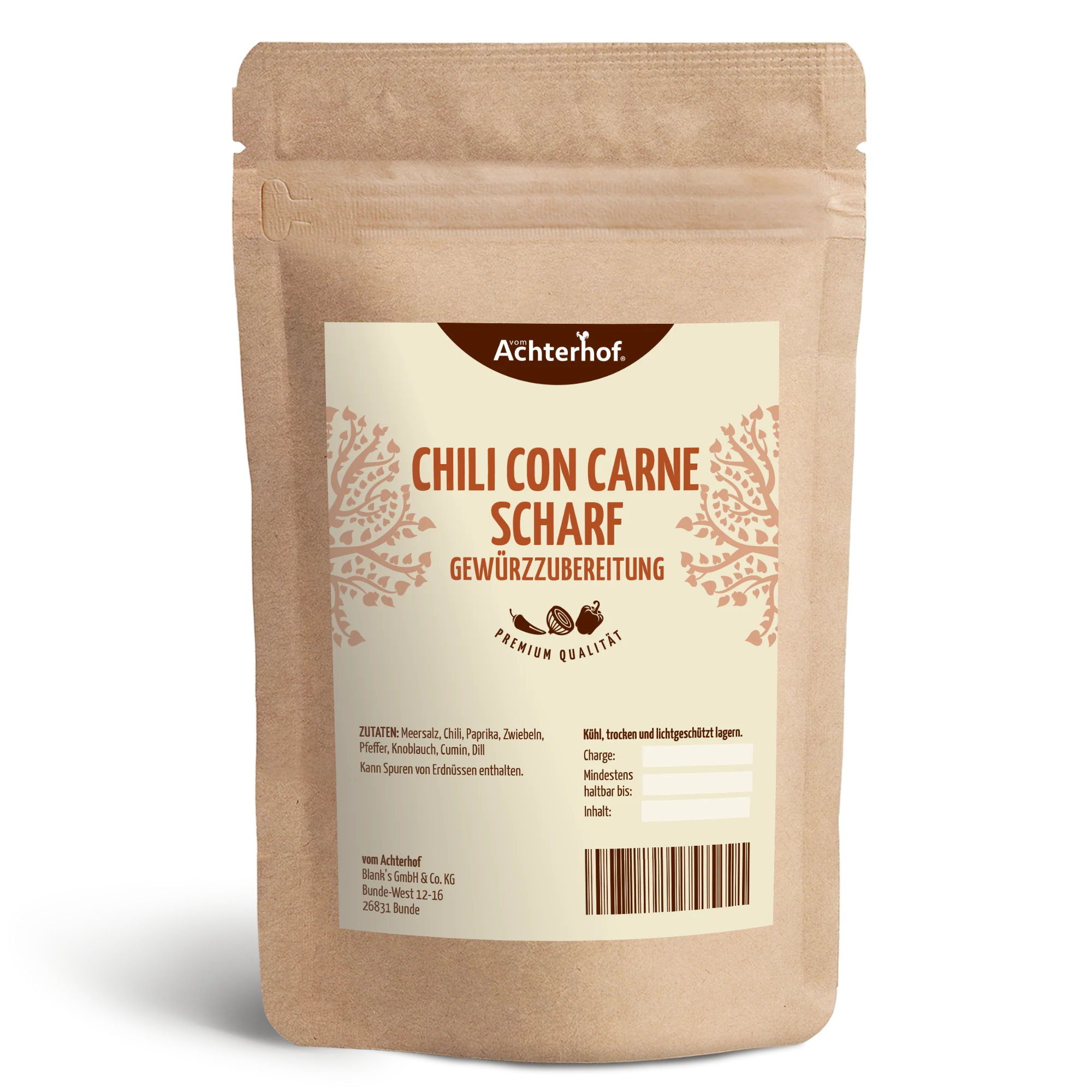 Chili Con Carne scharf Gewürzzubereitung (100g)