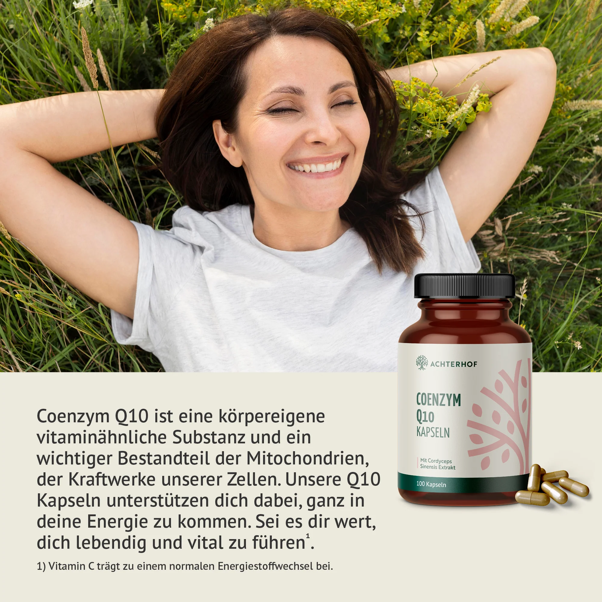 Coenzym Q10 Cordyceps (100 Kapseln) - Image 3