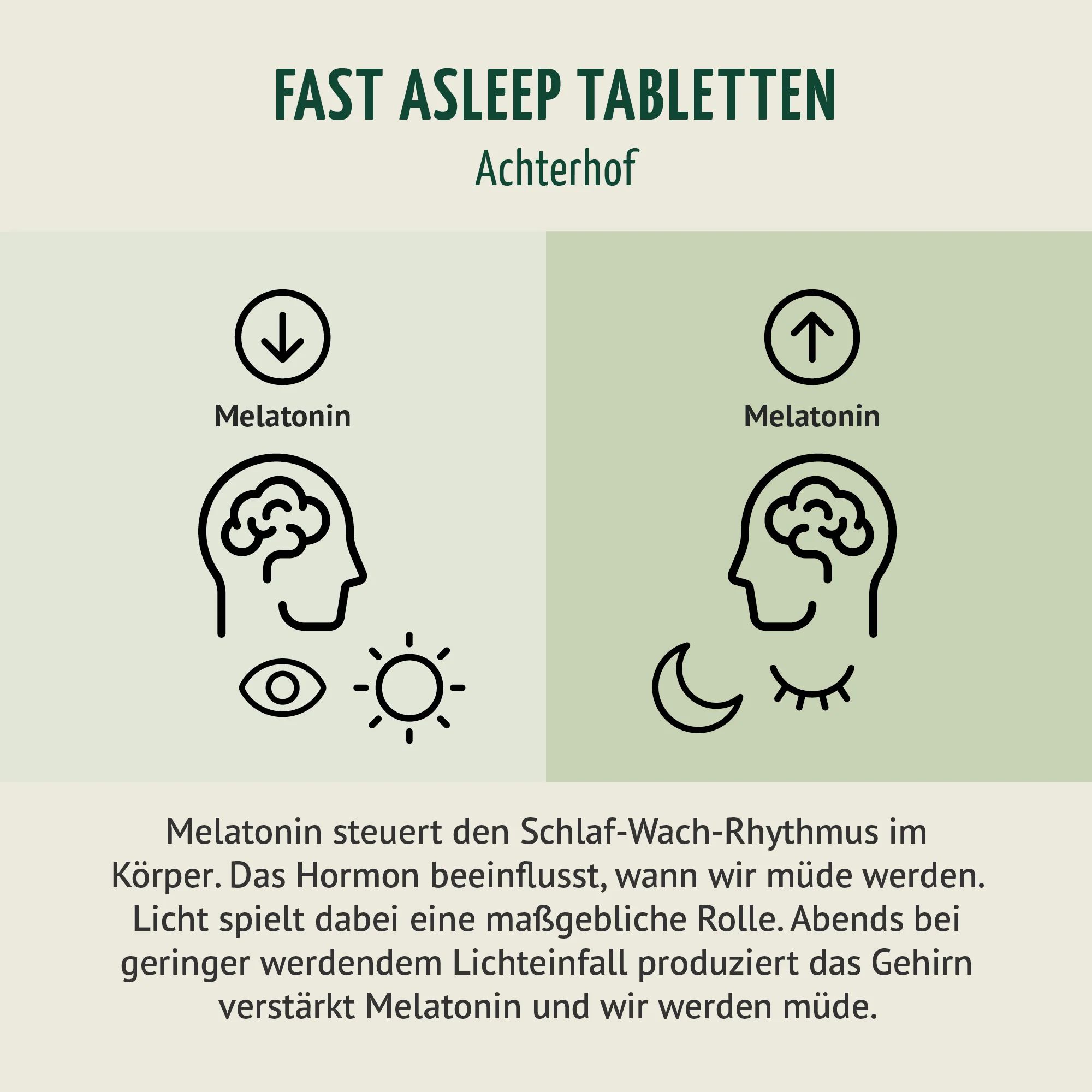 Melatonin Magnesium Komplex Fast Asleep (180 Tabletten) - Image 4