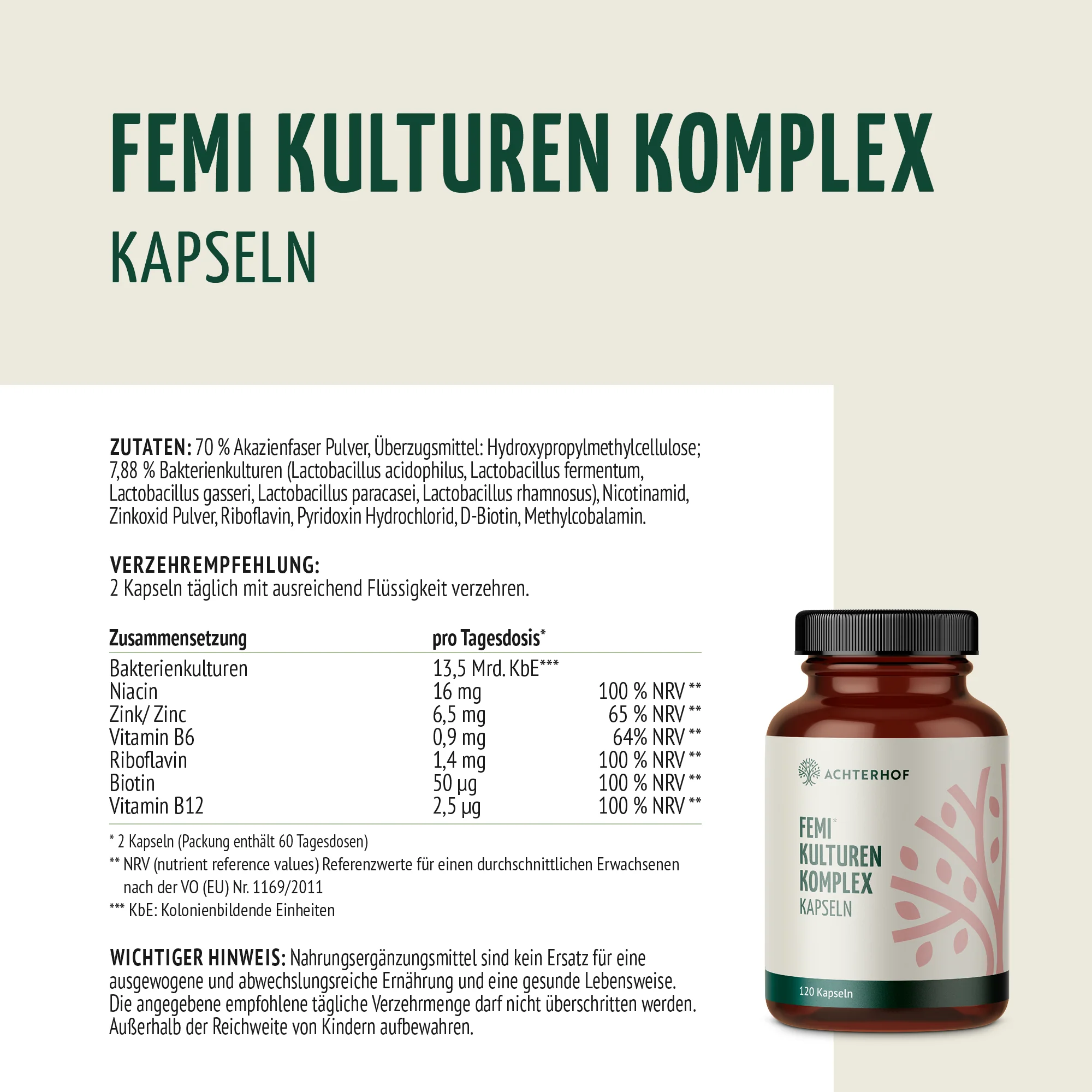 Femi Kulturen Komplex (120 Kapseln) - Image 6