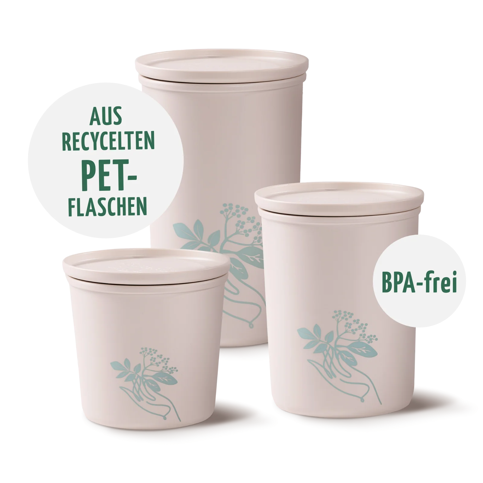 Frischhaltedose 500ml aus recyceltem Kunststoff (rPET) - Image 3