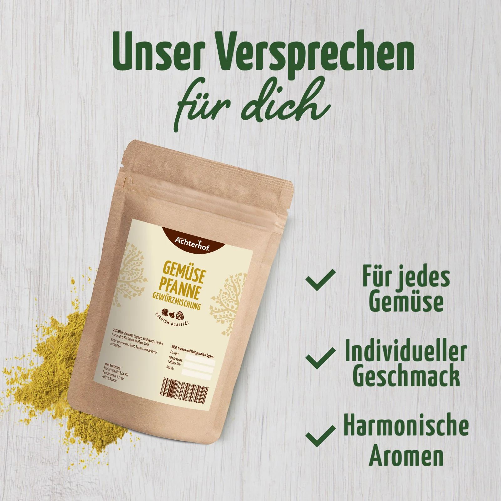 Gemüsepfanne Gewürzmischung (250g) - Image 2