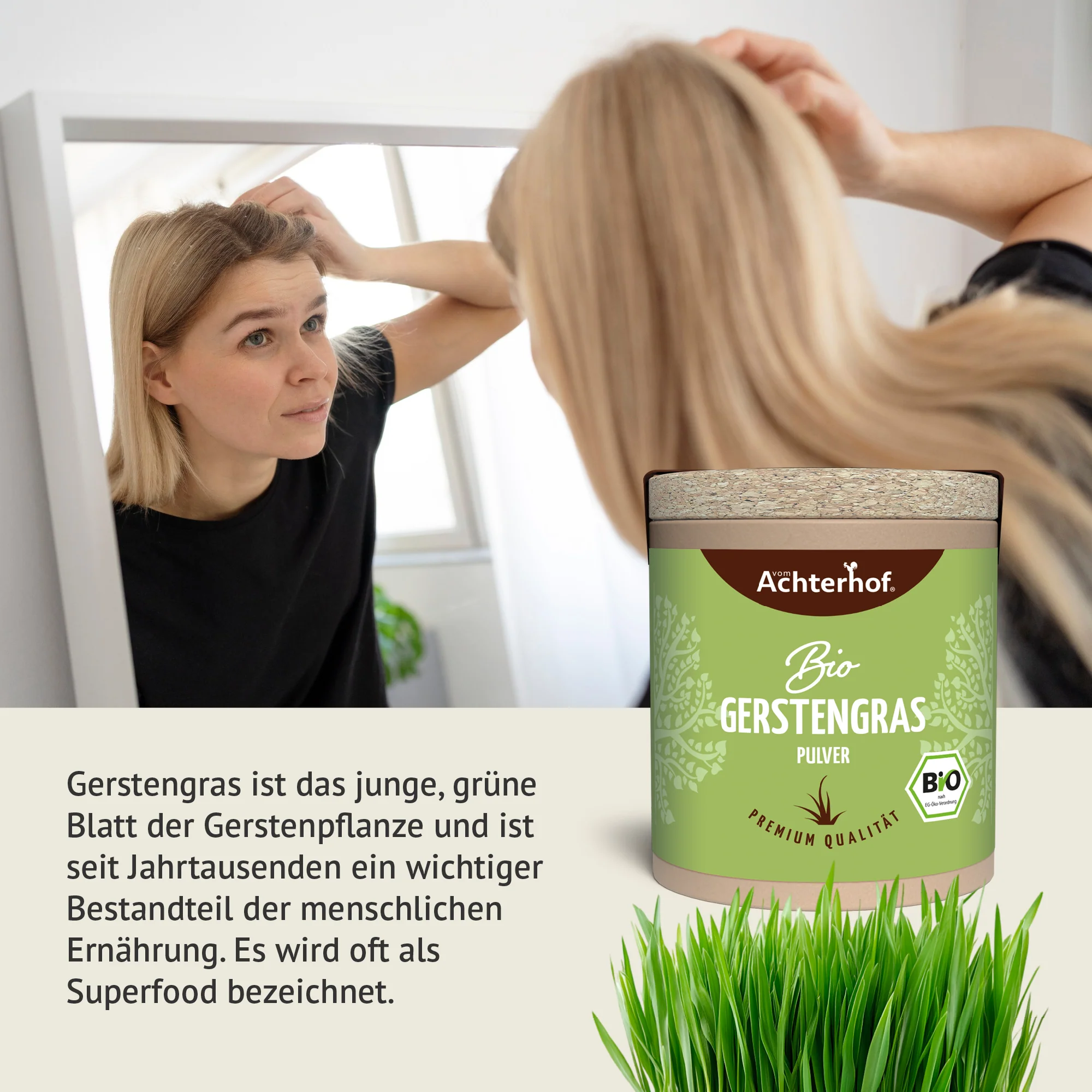Bio Gerstengras Pulver (40g) - Image 5
