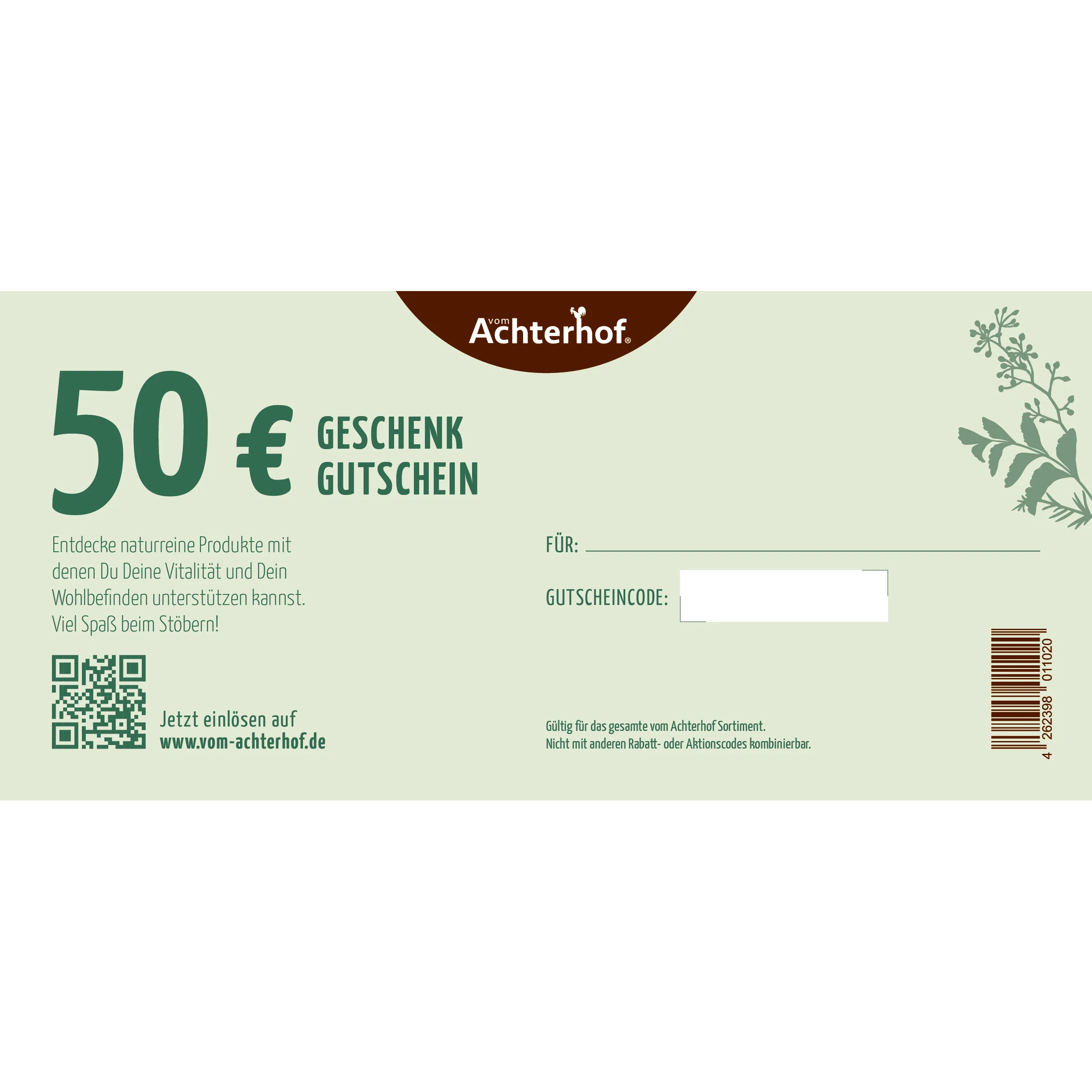Geschenkgutschein 50 Euro - Image 2