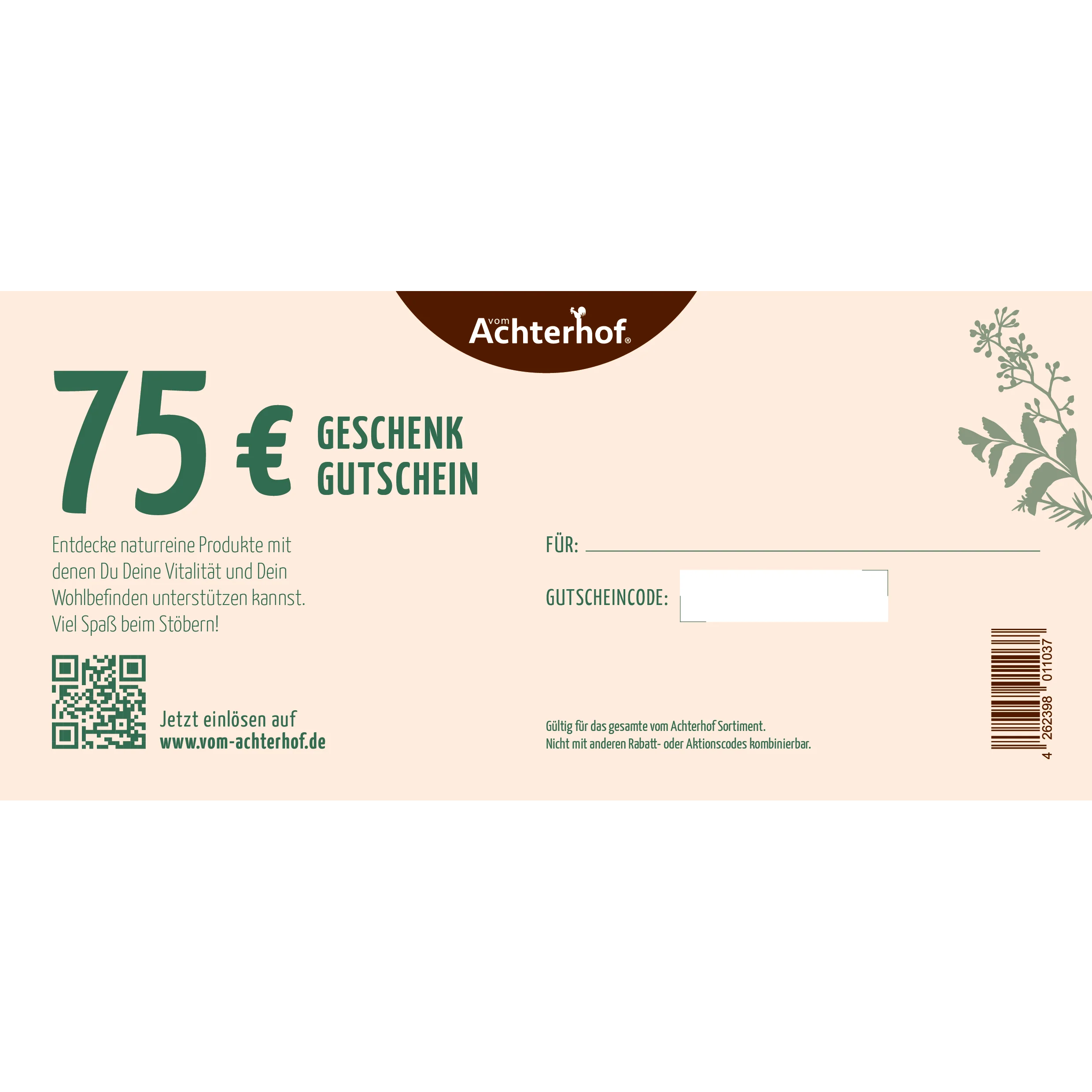 Geschenkgutschein 75 Euro - Image 2