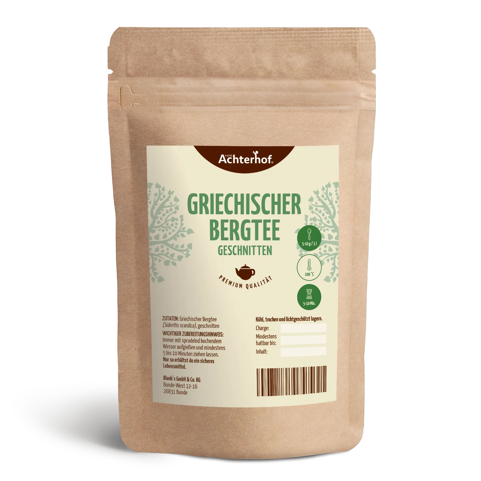 Griechischer Bergtee geschnitten (100g)