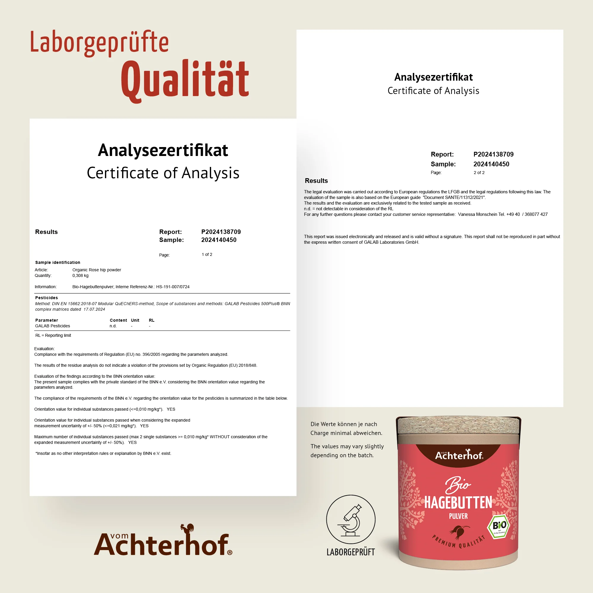 Bio Hagebutten Pulver (50g) - Image 7